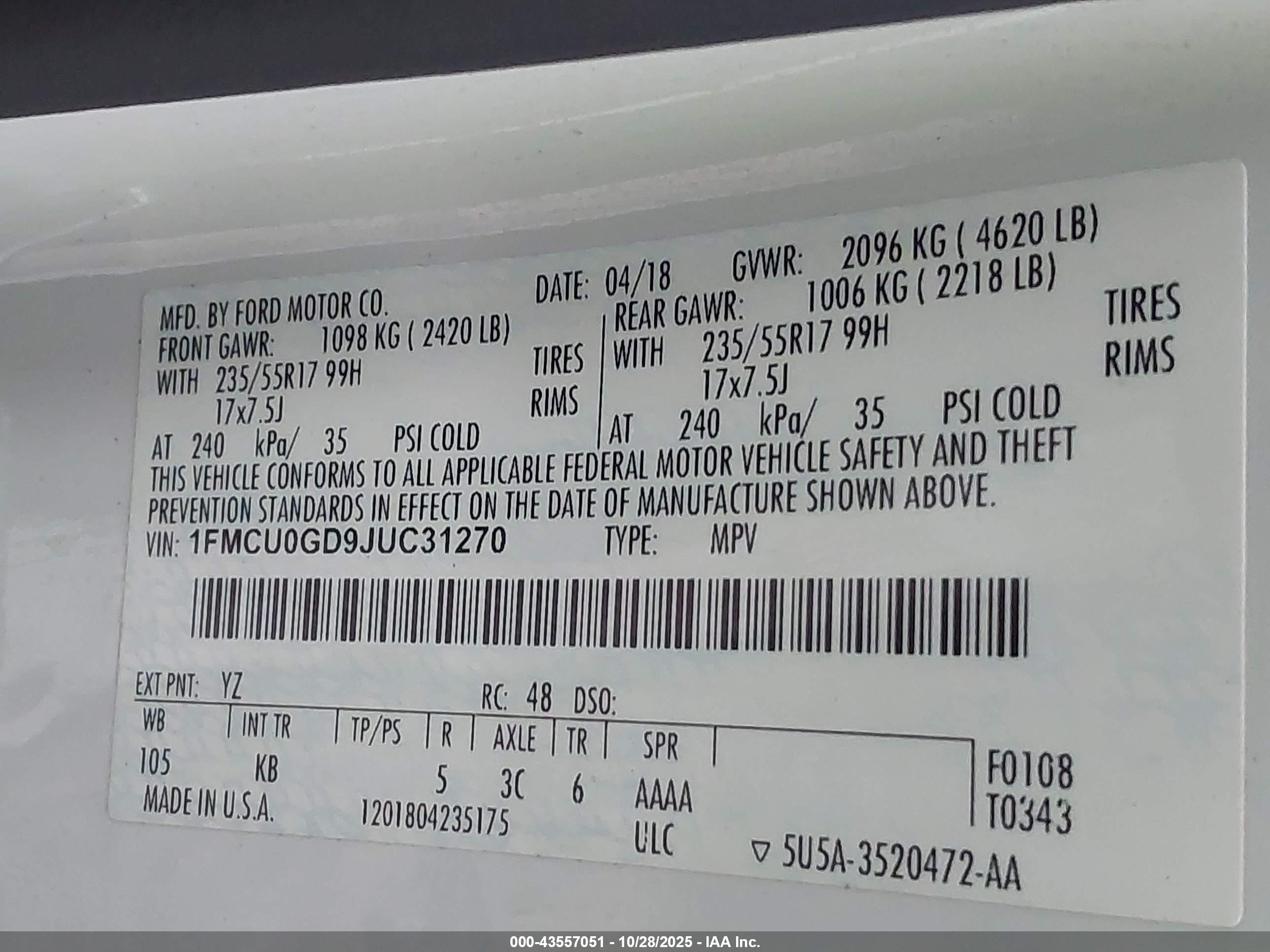 FORD ESCAPE image 9