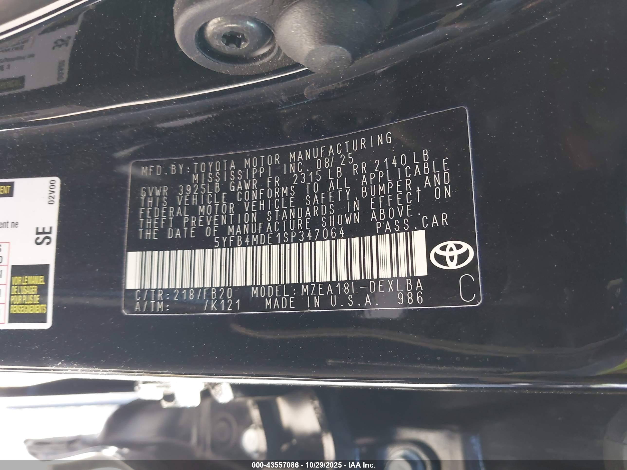 TOYOTA COROLLA image 9