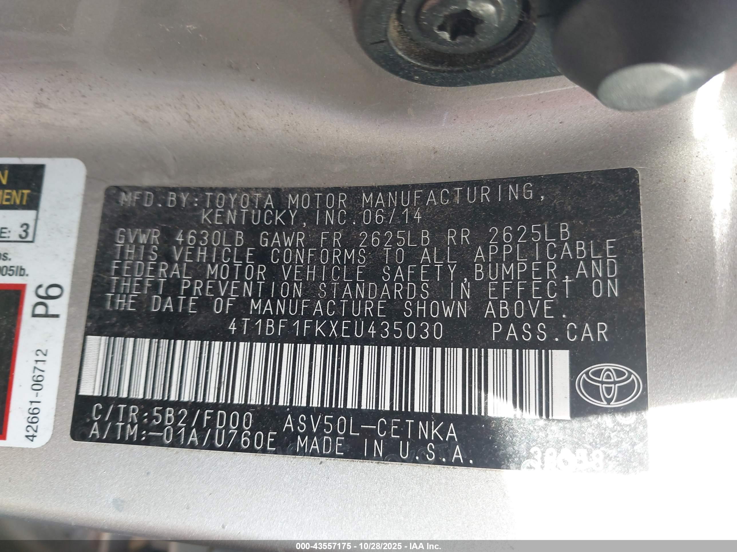 TOYOTA CAMRY image 9