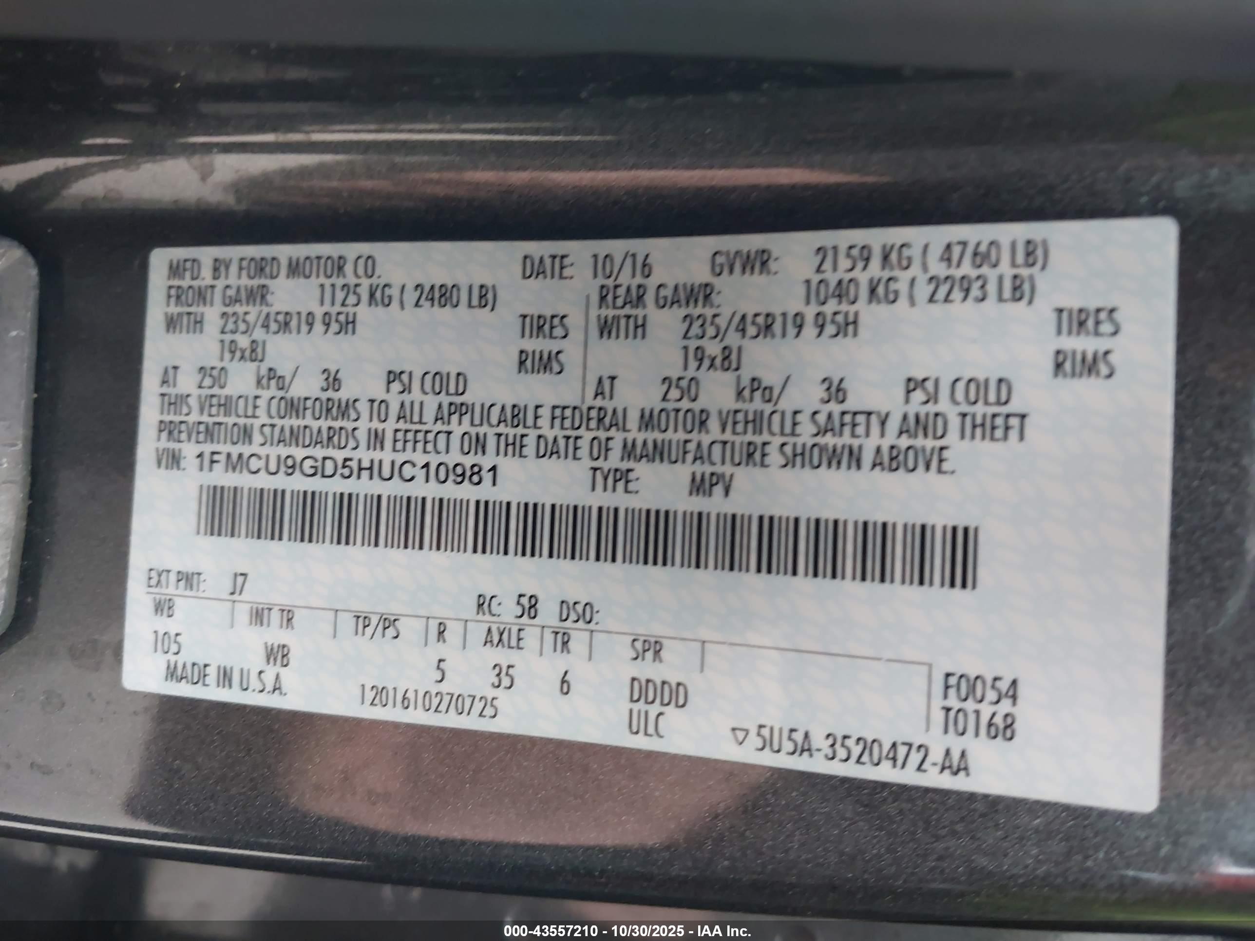 FORD ESCAPE image 9