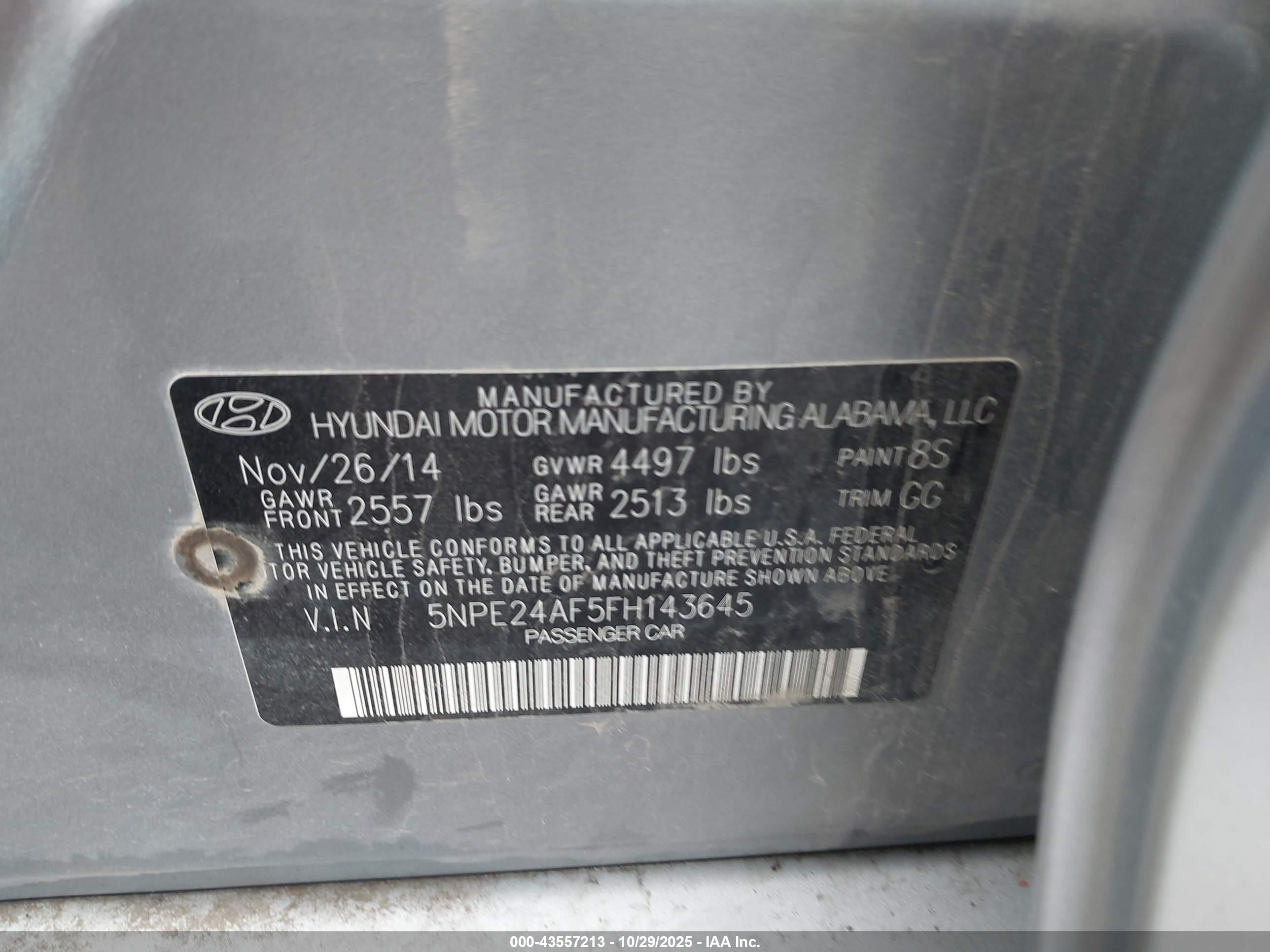 HYUNDAI SONATA image 9