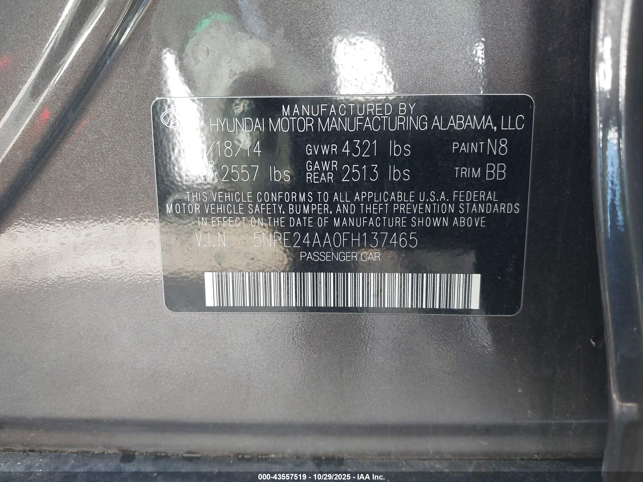 HYUNDAI SONATA image 9