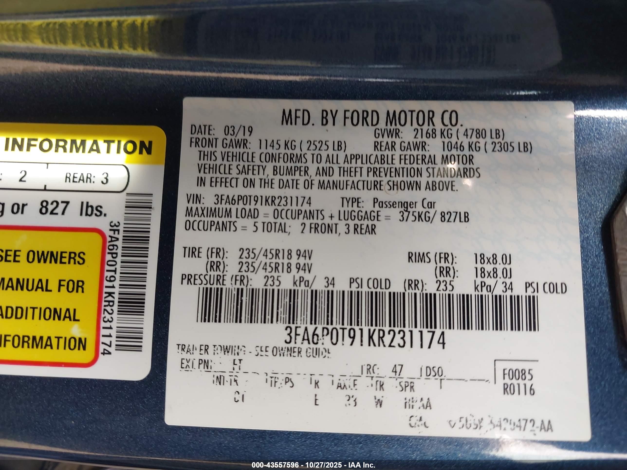 FORD FUSION image 9
