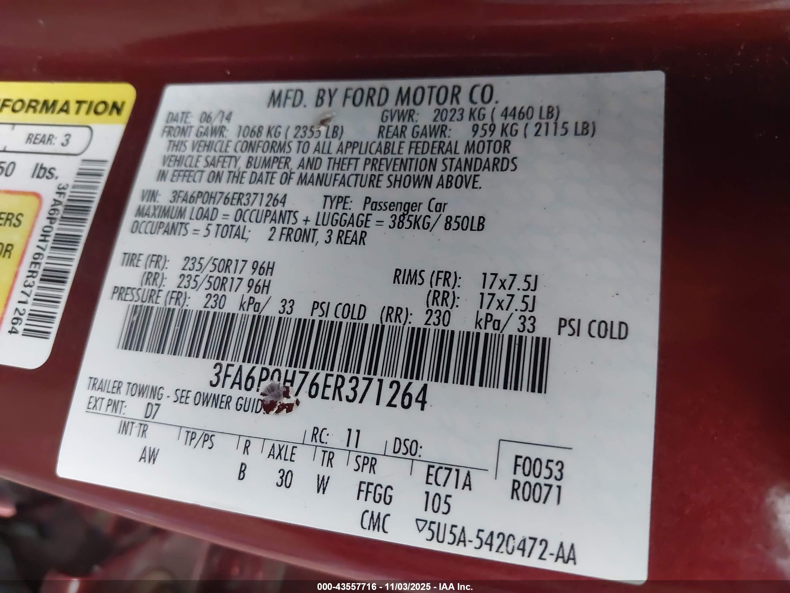 FORD FUSION image 9
