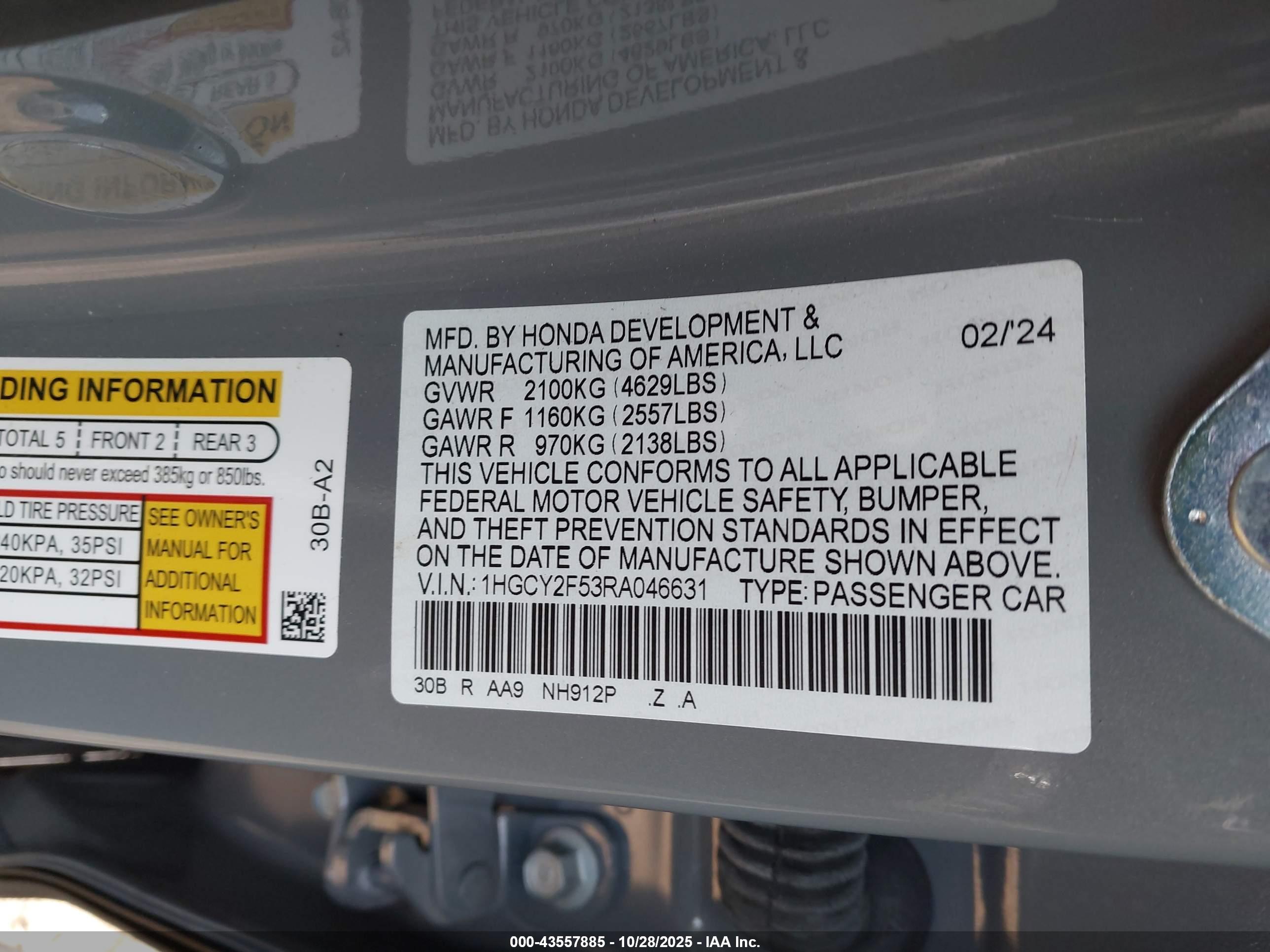 HONDA ACCORD image 9