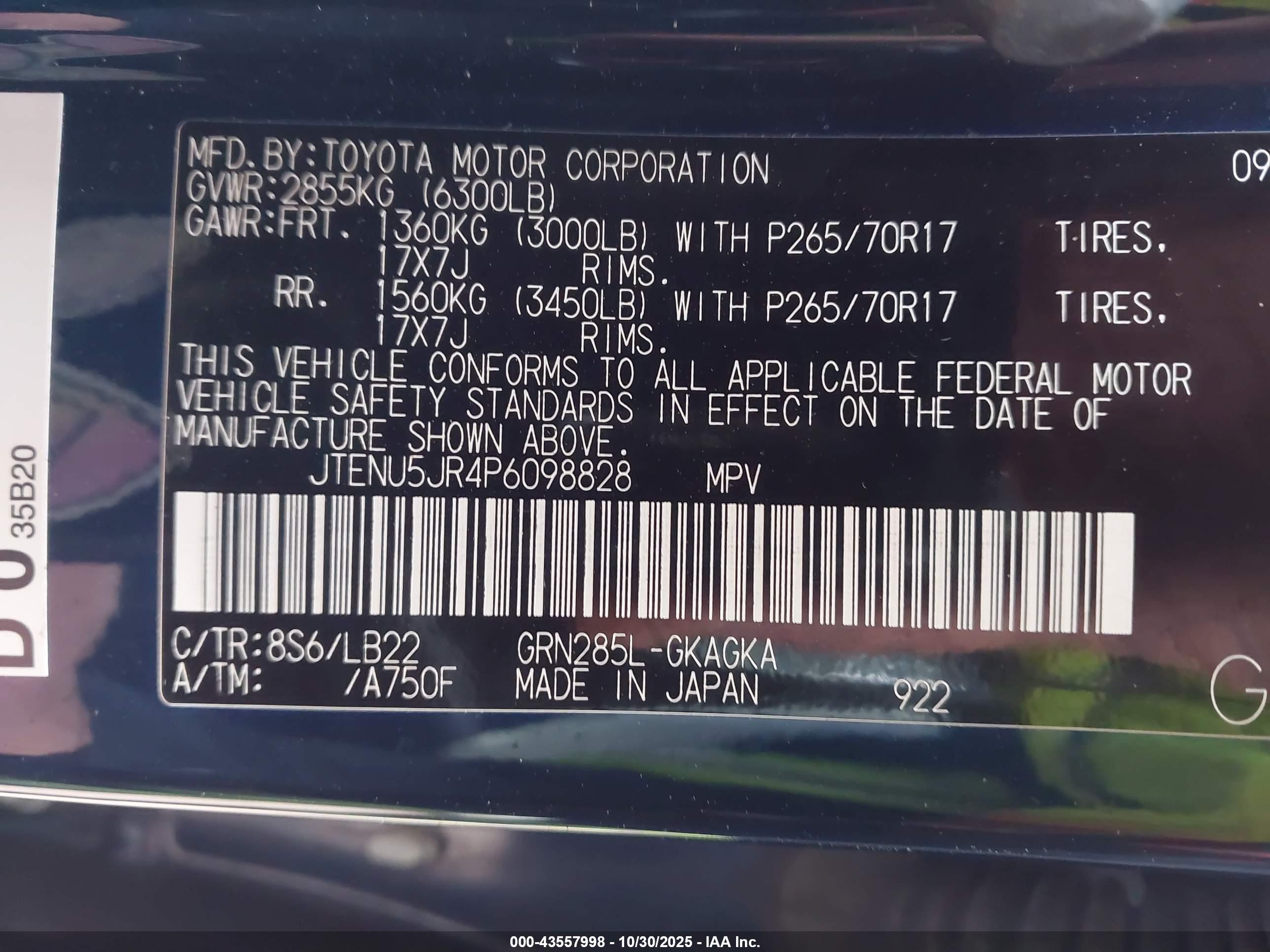 TOYOTA 4RUNNER image 9