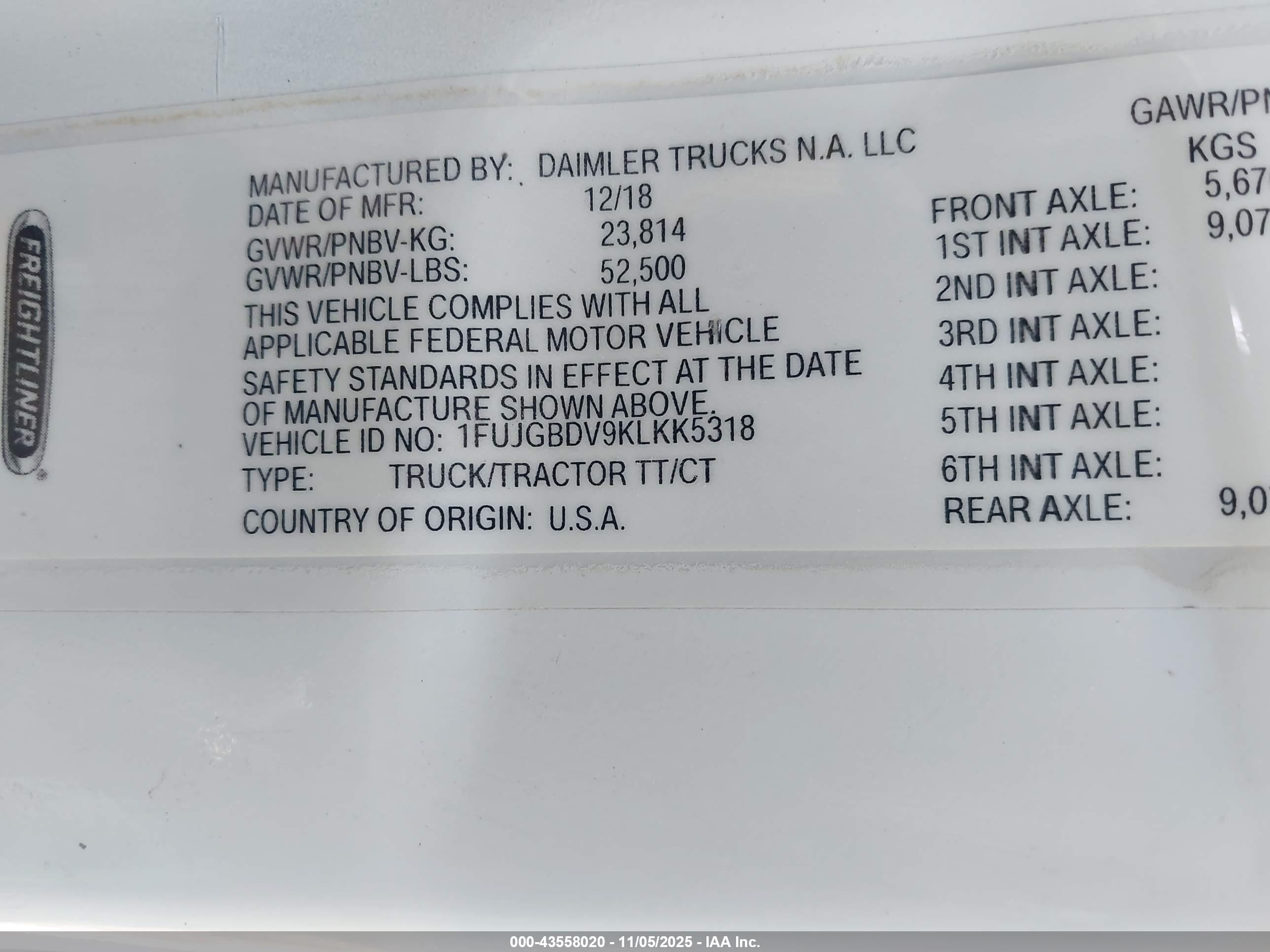FREIGHTLINER CASCADIA image 9