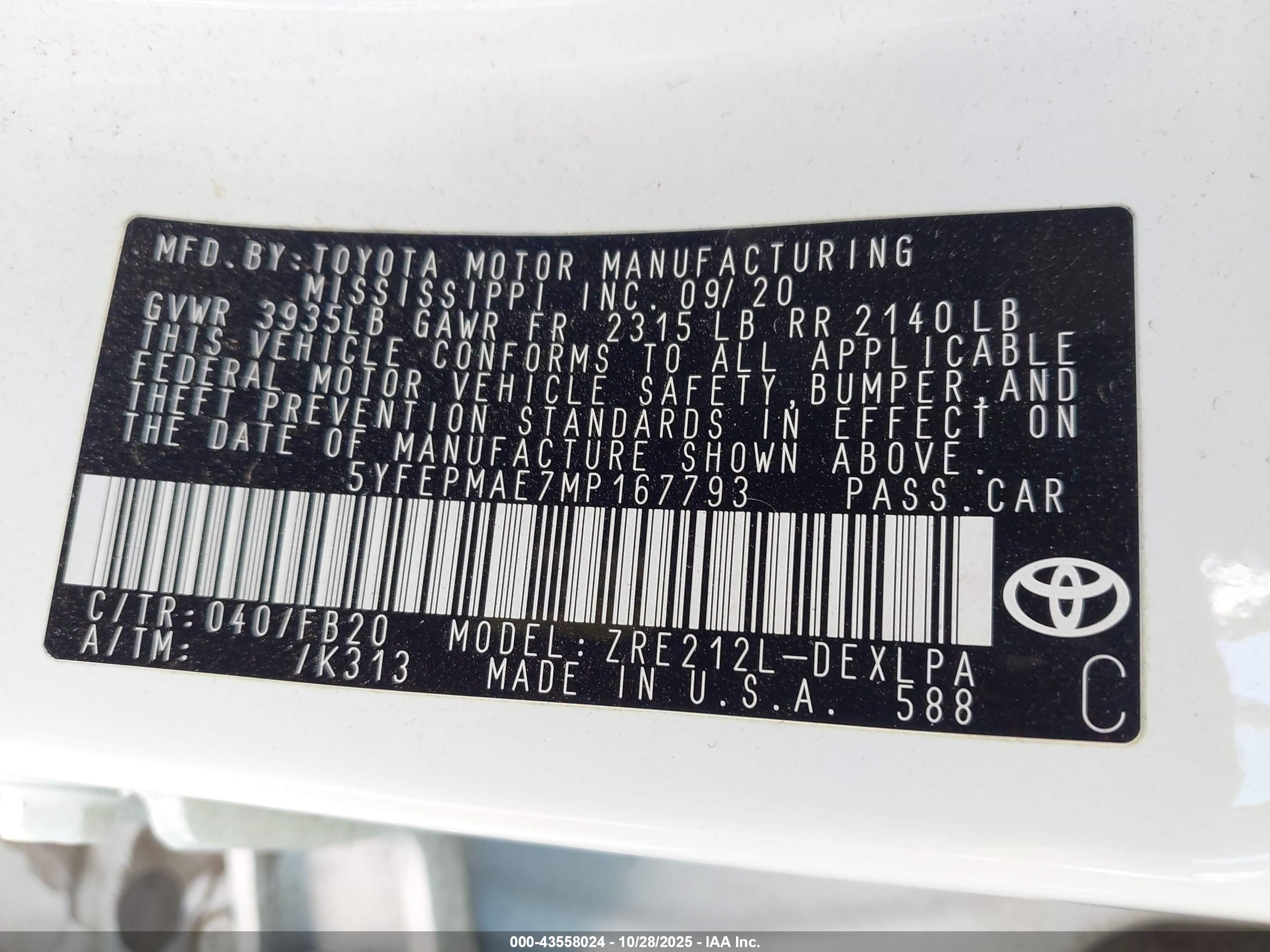 TOYOTA COROLLA image 9