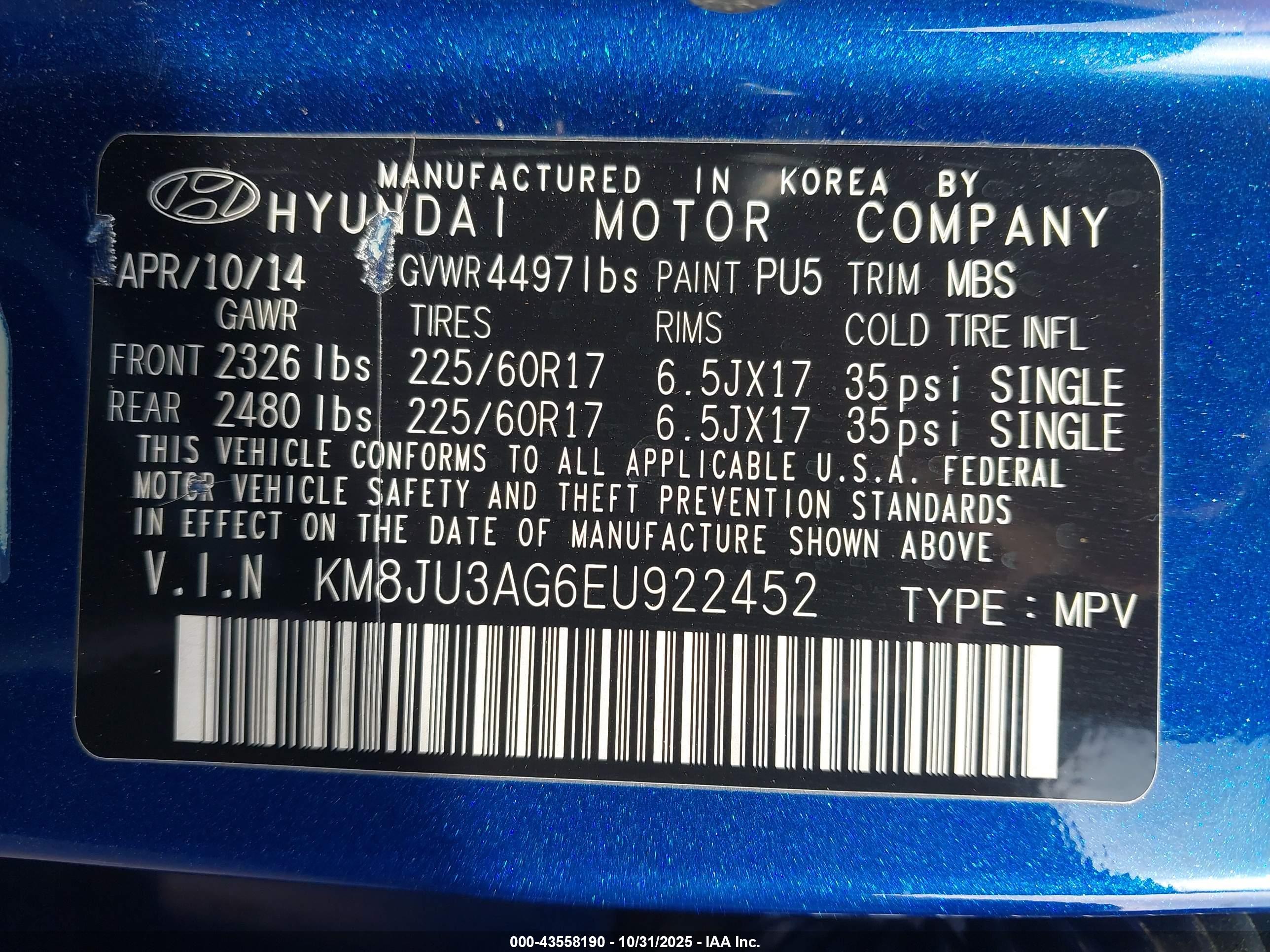 HYUNDAI TUCSON image 9