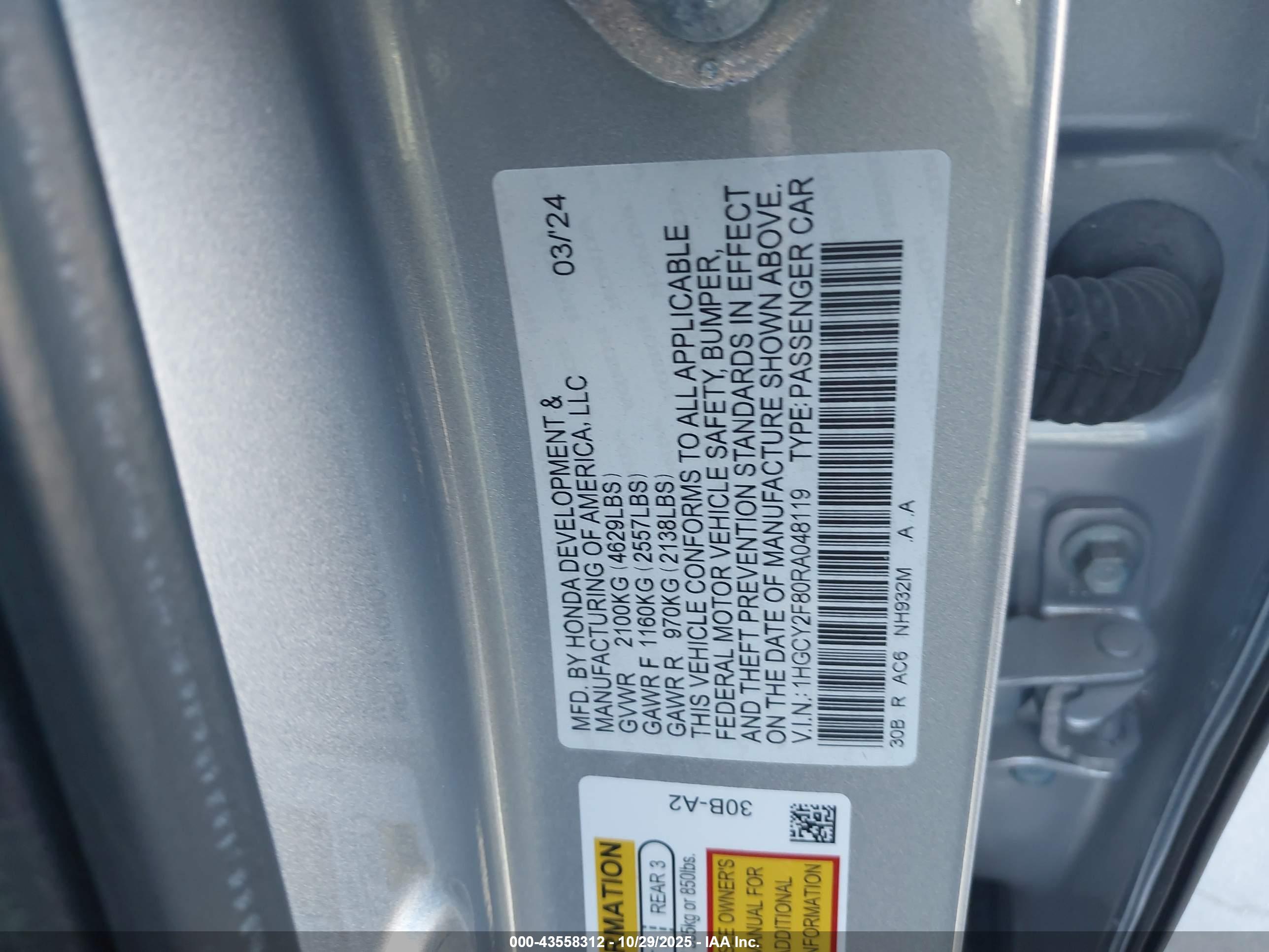 HONDA ACCORD image 9