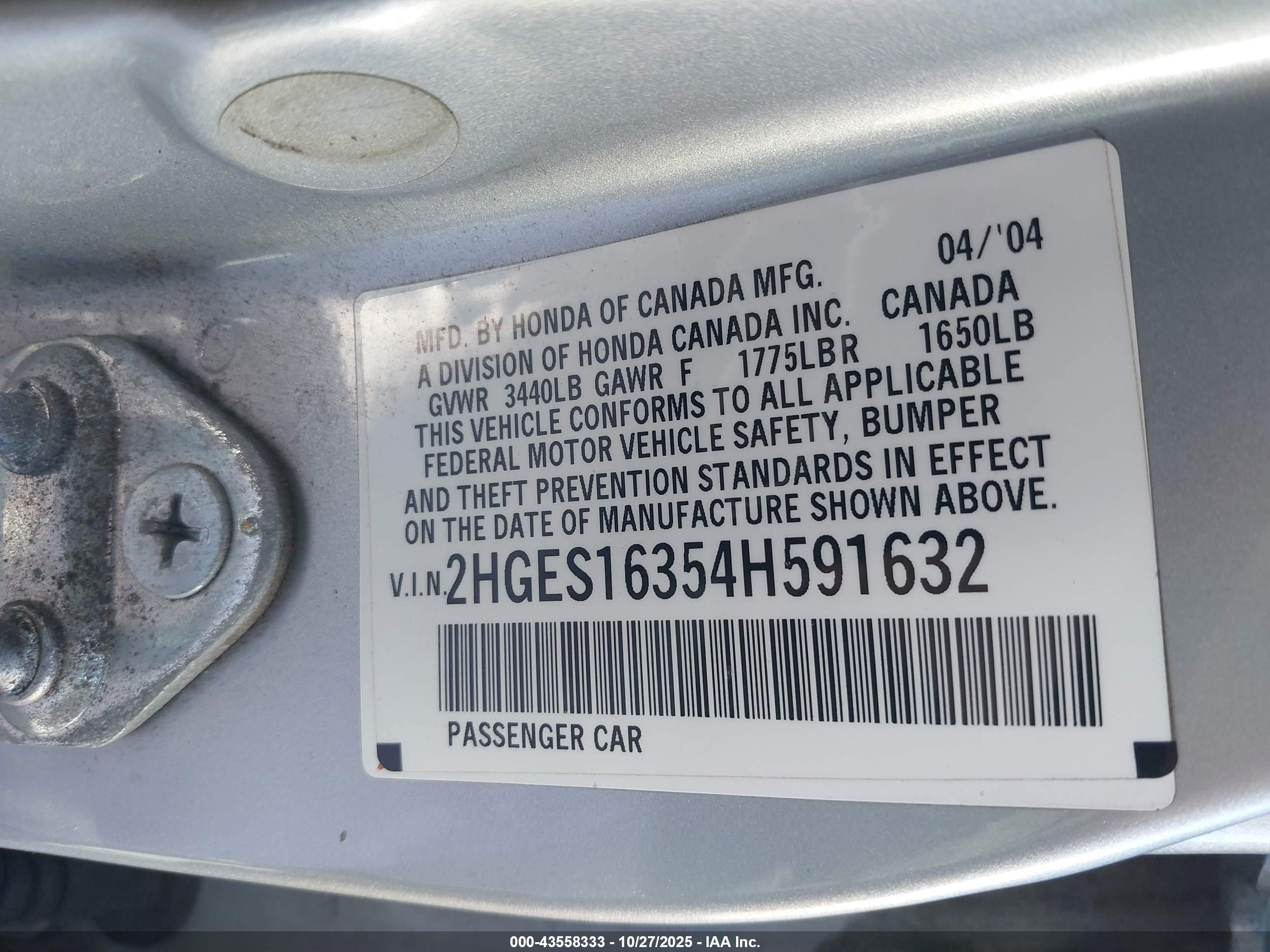 HONDA CIVIC image 9