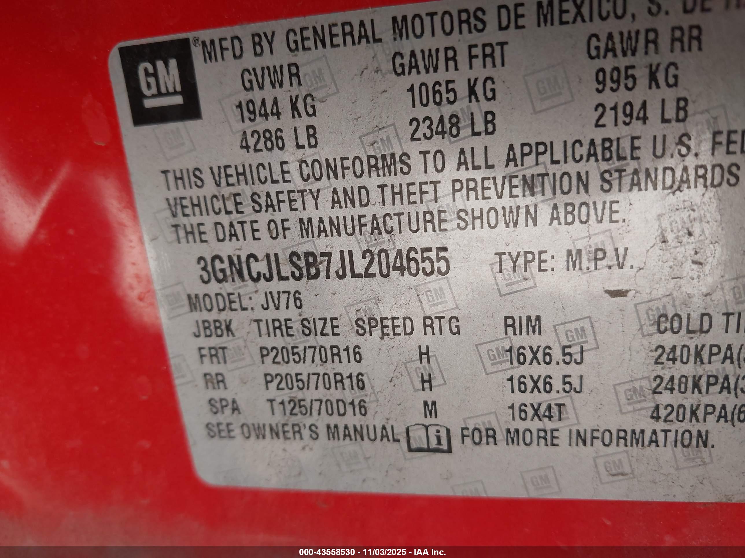 CHEVROLET TRAX image 9