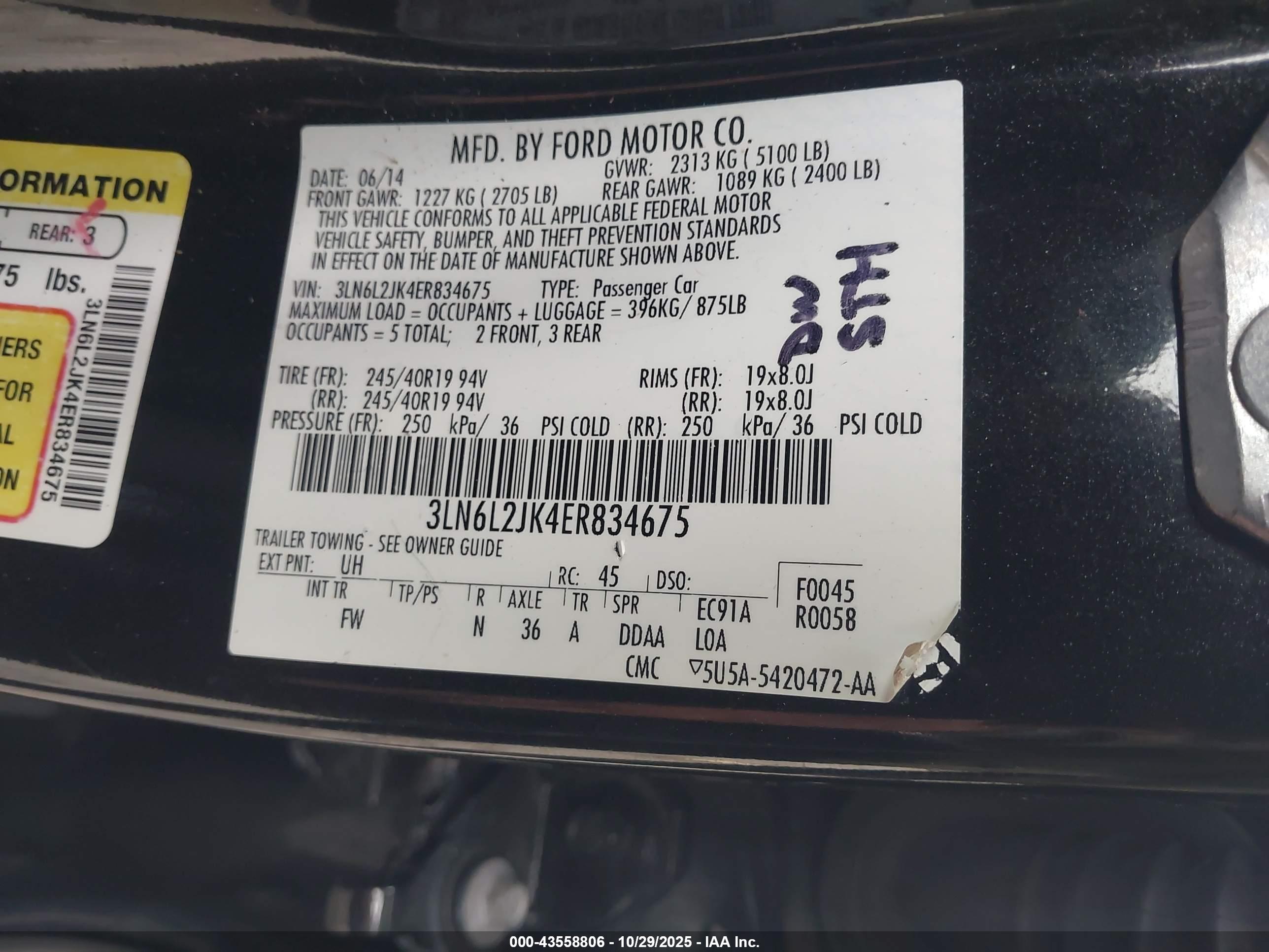 LINCOLN MKZ image 9