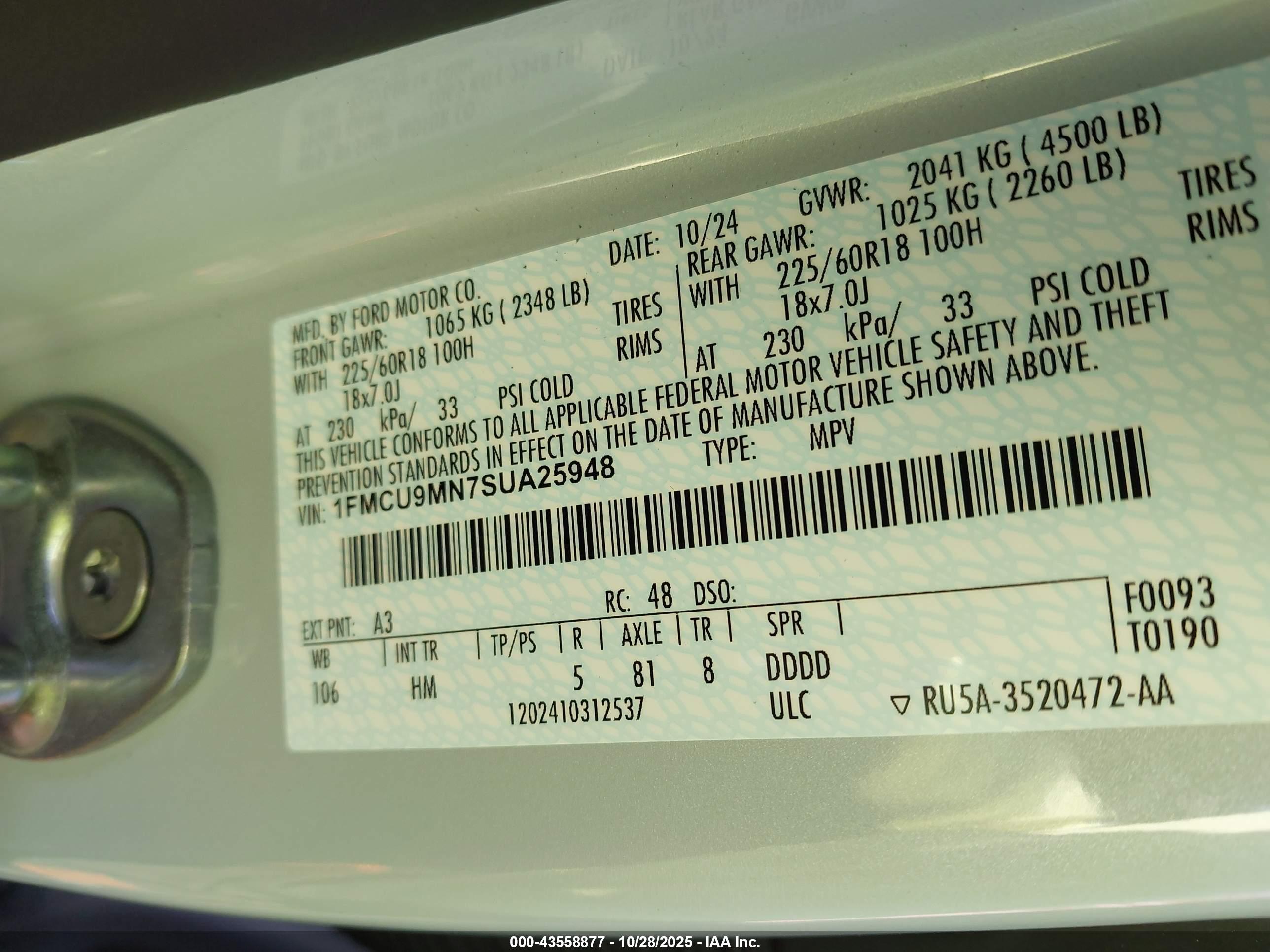 FORD ESCAPE image 9