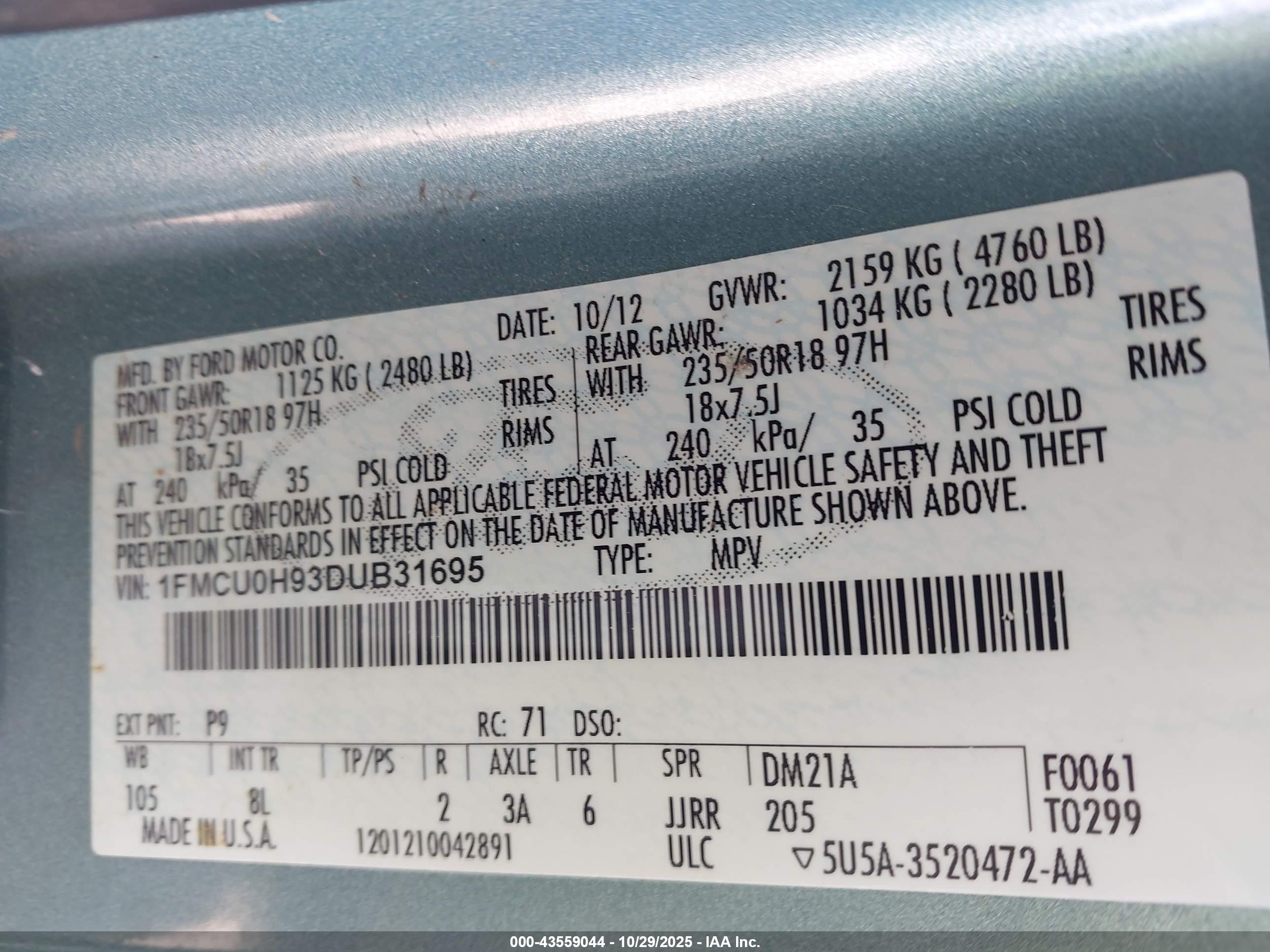 FORD ESCAPE image 9