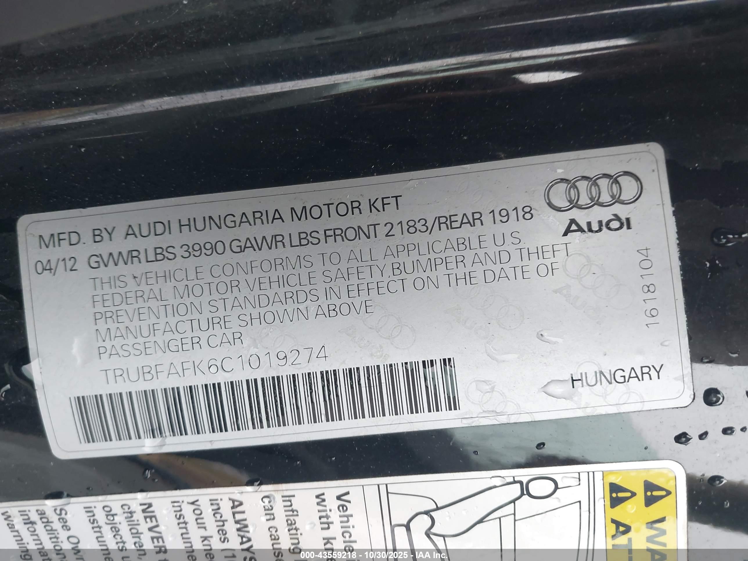 AUDI TT image 9