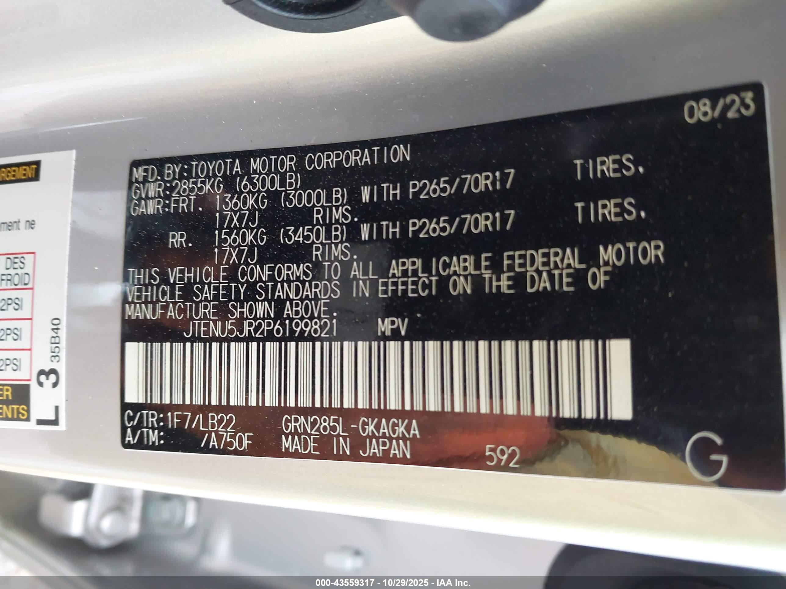 TOYOTA 4RUNNER image 9
