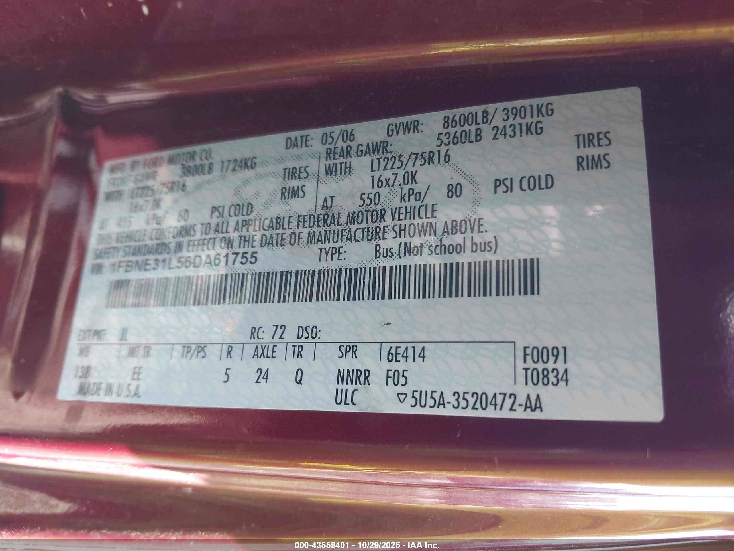 FORD E-350 image 9