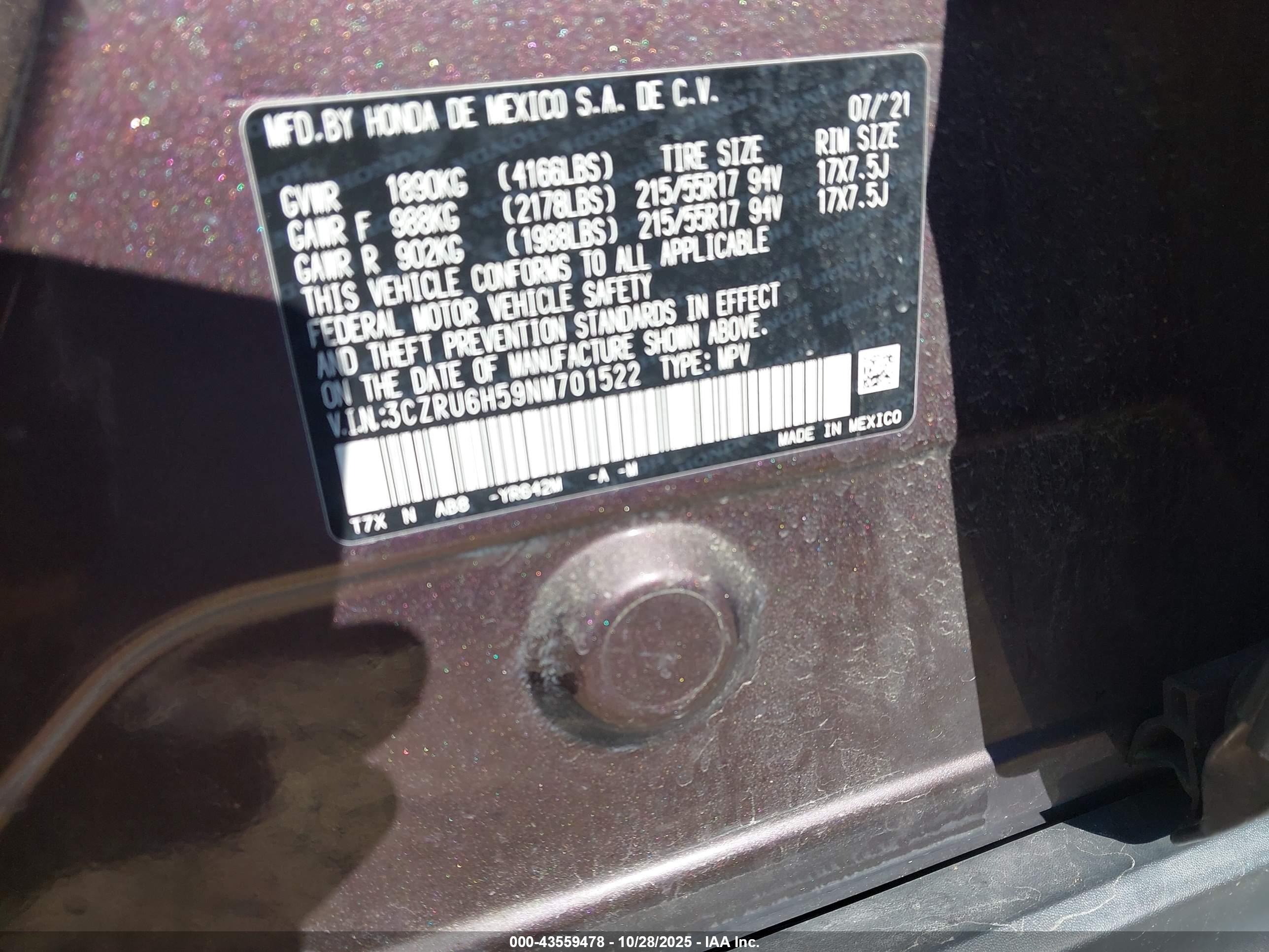 HONDA HR-V image 9