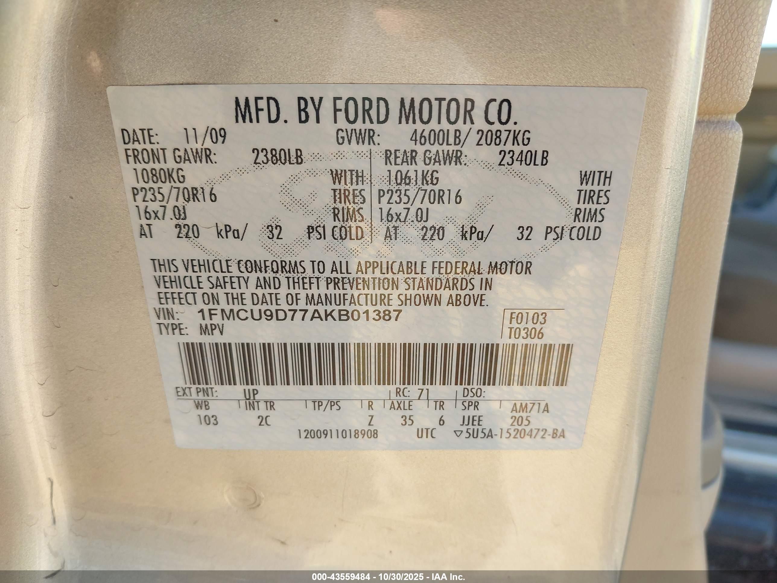 FORD ESCAPE image 9