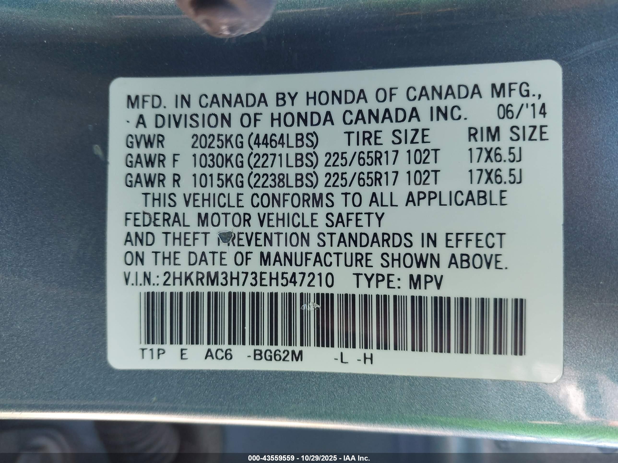 HONDA CR-V image 9
