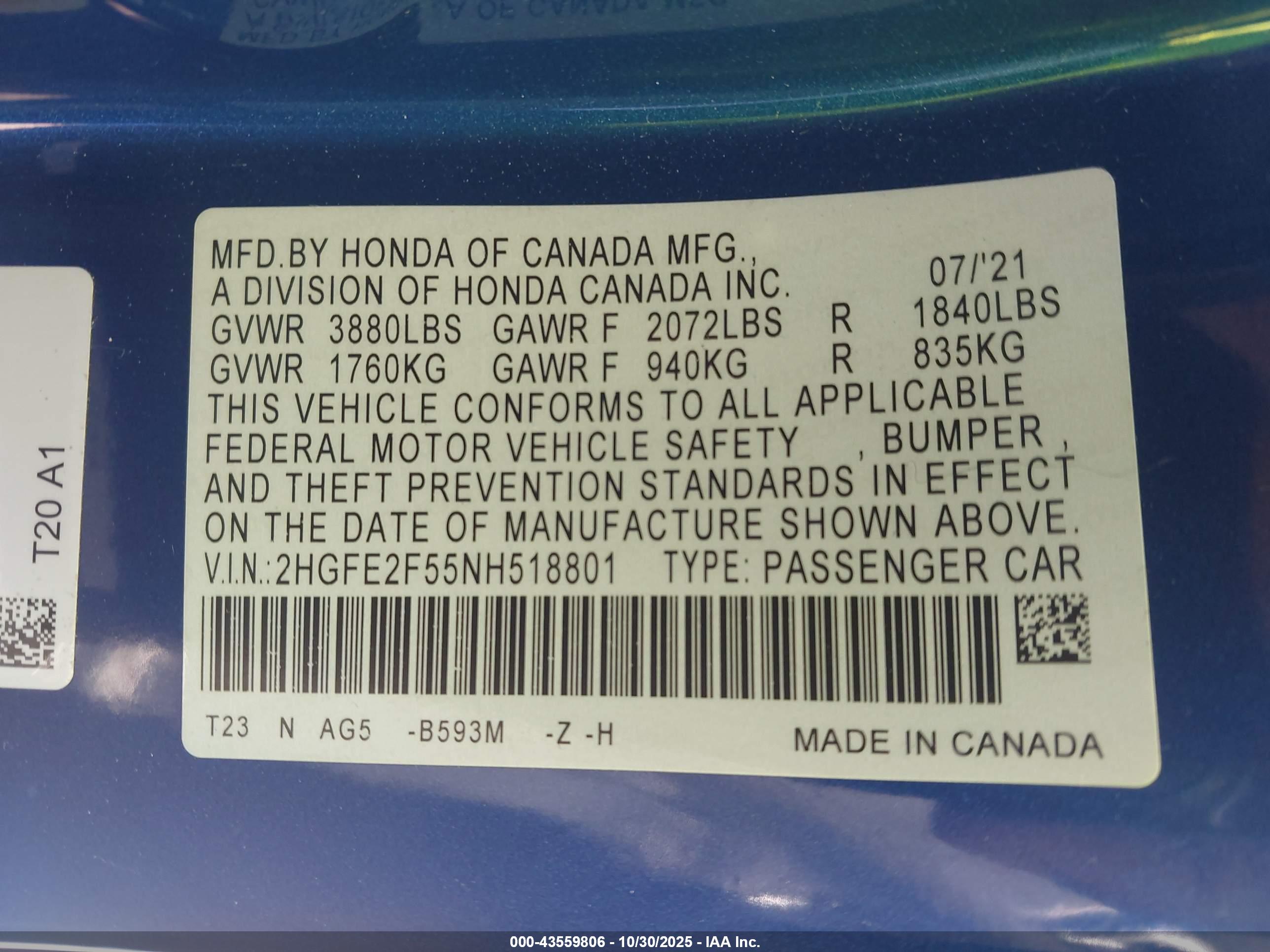 HONDA CIVIC image 9