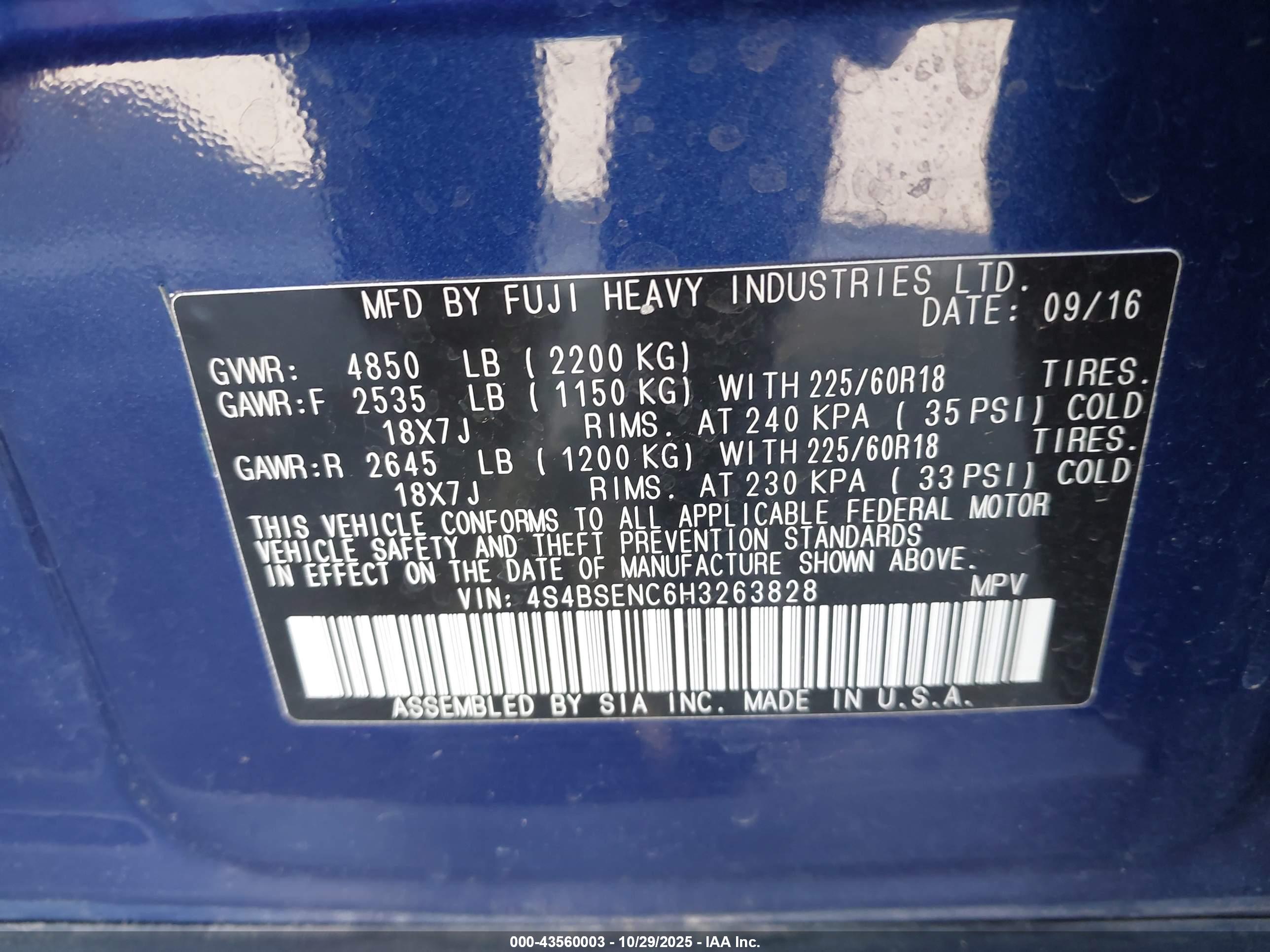 SUBARU OUTBACK image 9
