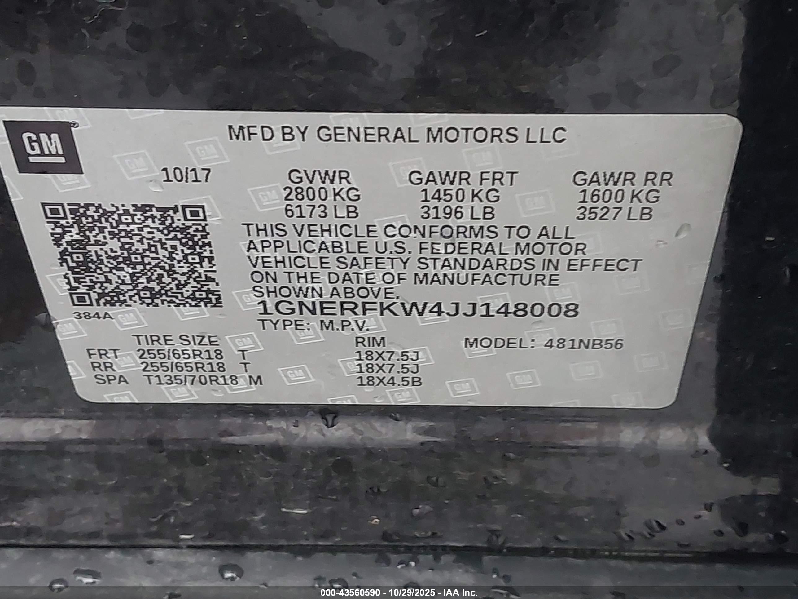 CHEVROLET TRAVERSE image 9