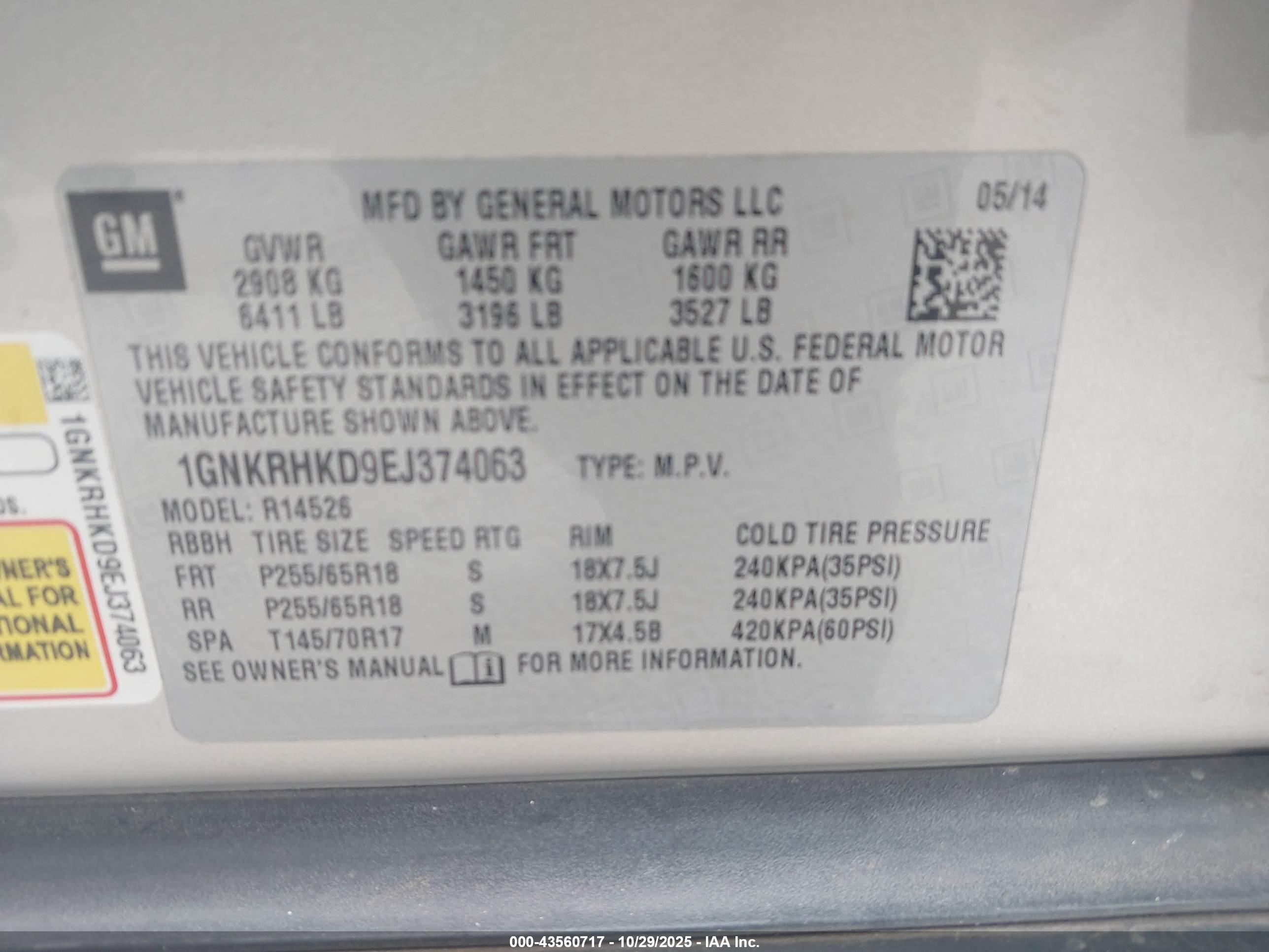 CHEVROLET TRAVERSE image 9