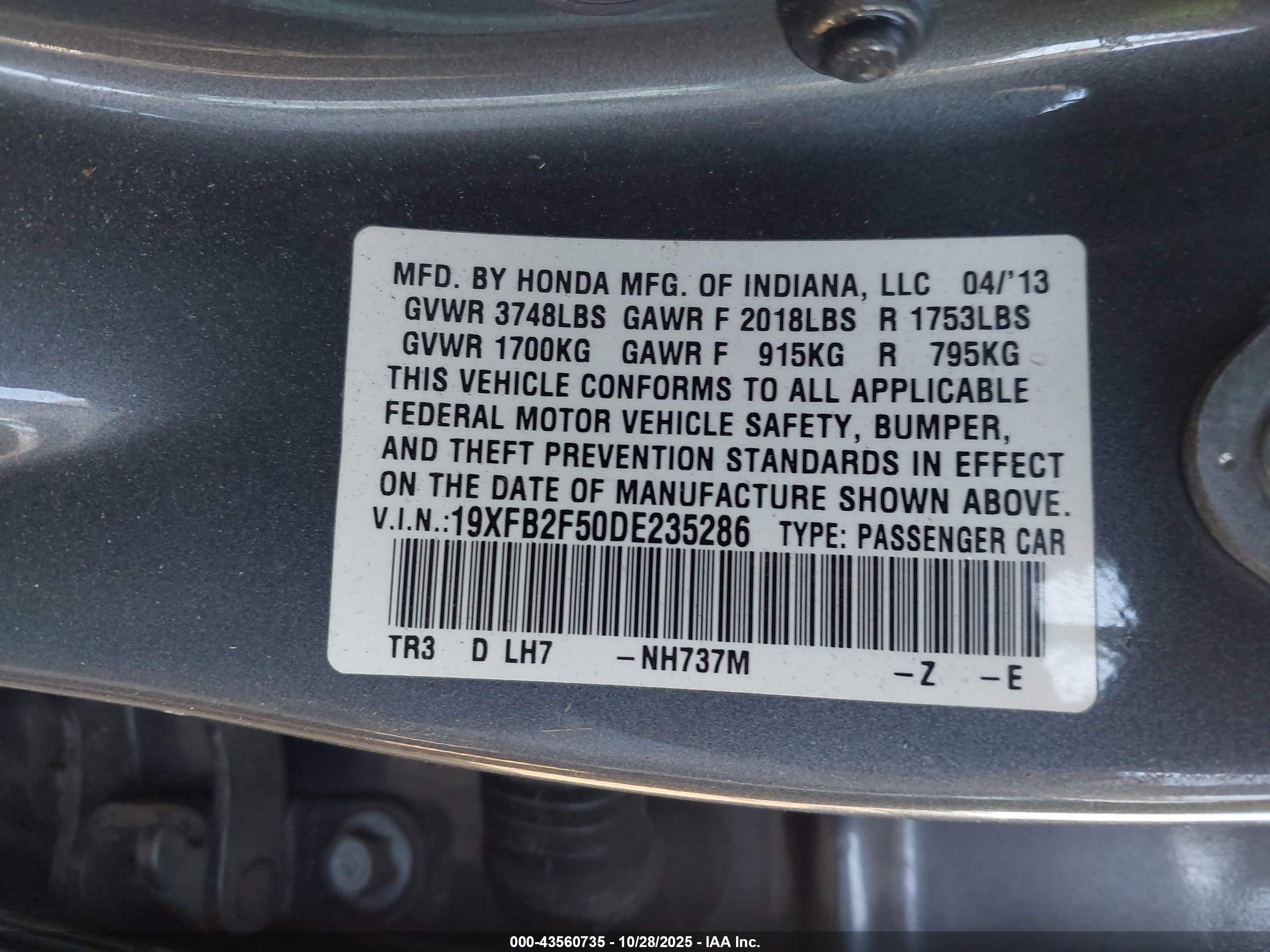 HONDA CIVIC image 9