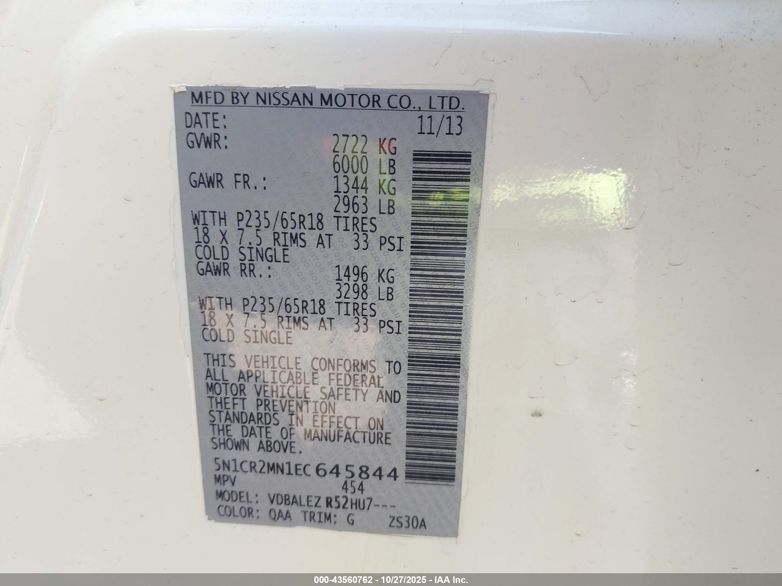 NISSAN PATHFINDER image 9