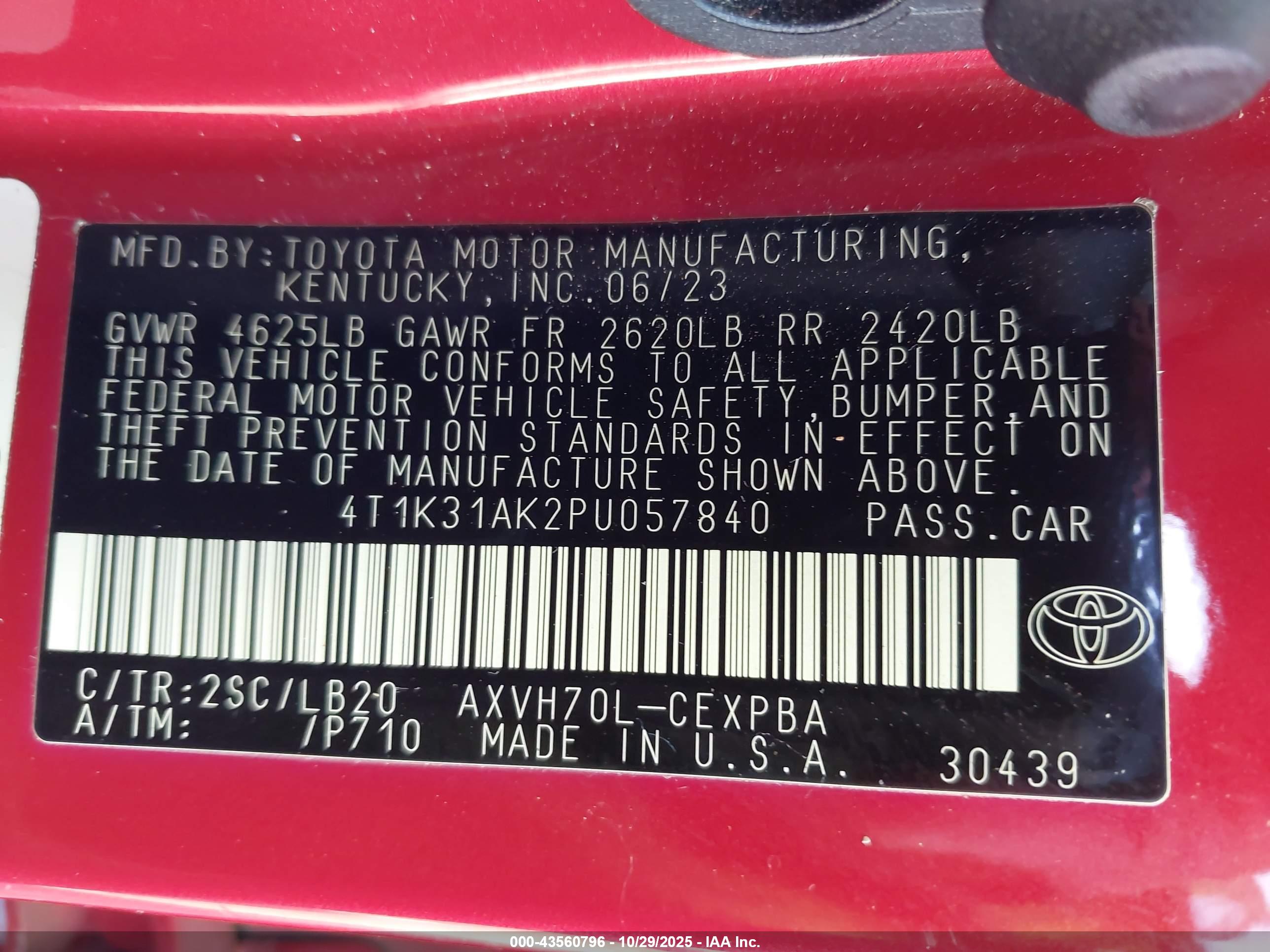 TOYOTA CAMRY image 9