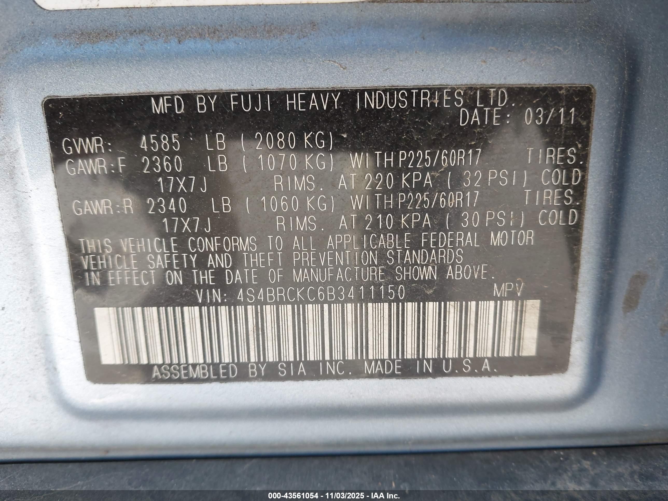 SUBARU OUTBACK image 9