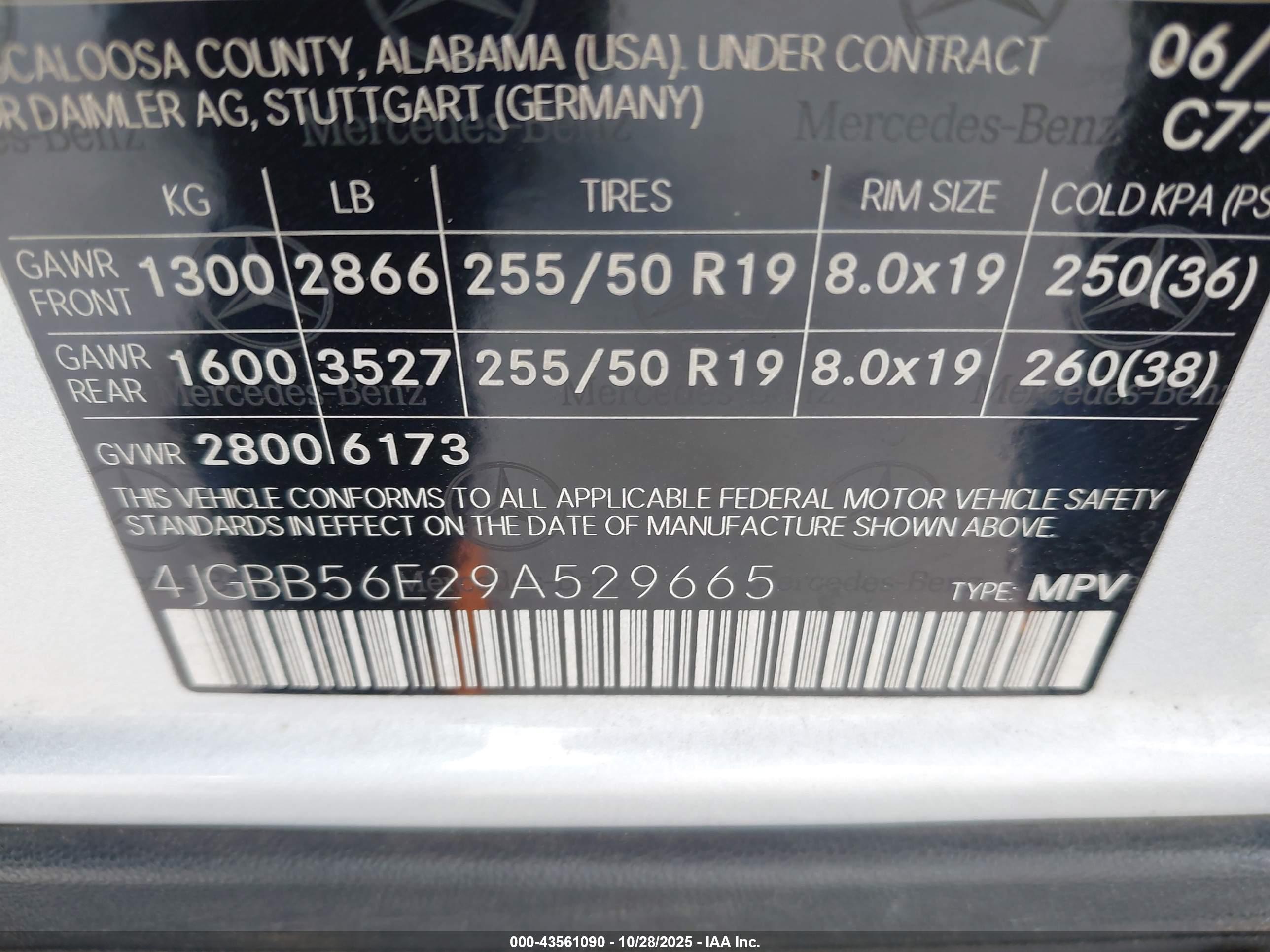 MERCEDES-BENZ ML image 9