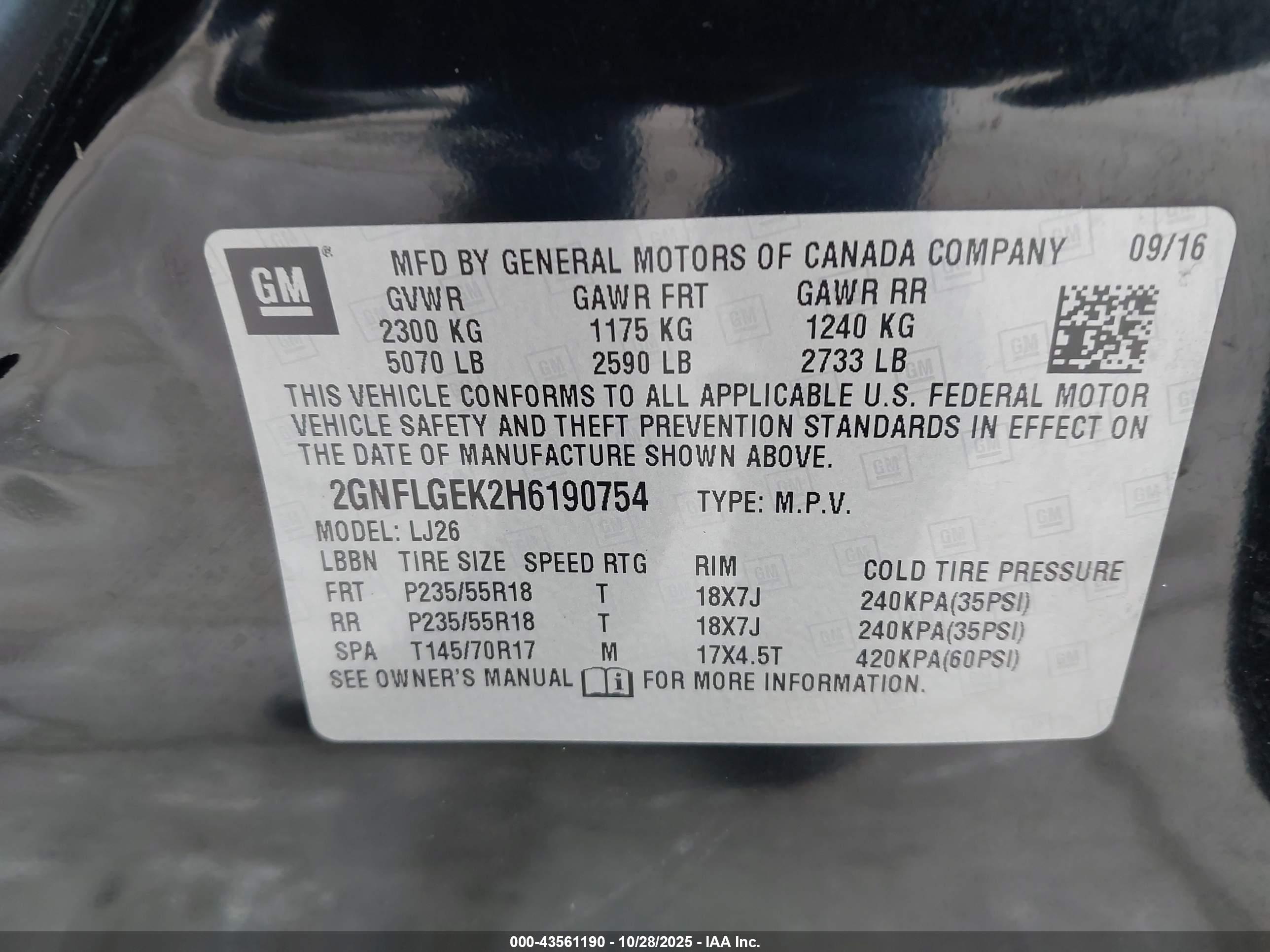 CHEVROLET EQUINOX image 9
