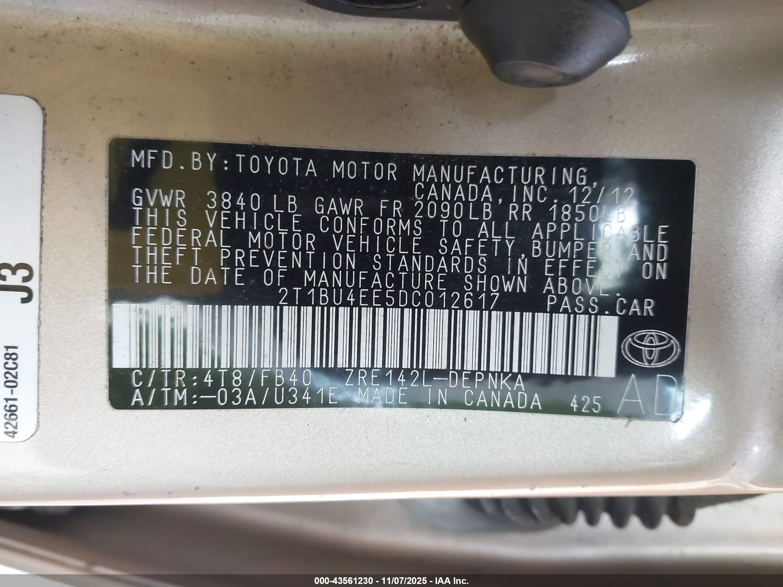 TOYOTA COROLLA image 9