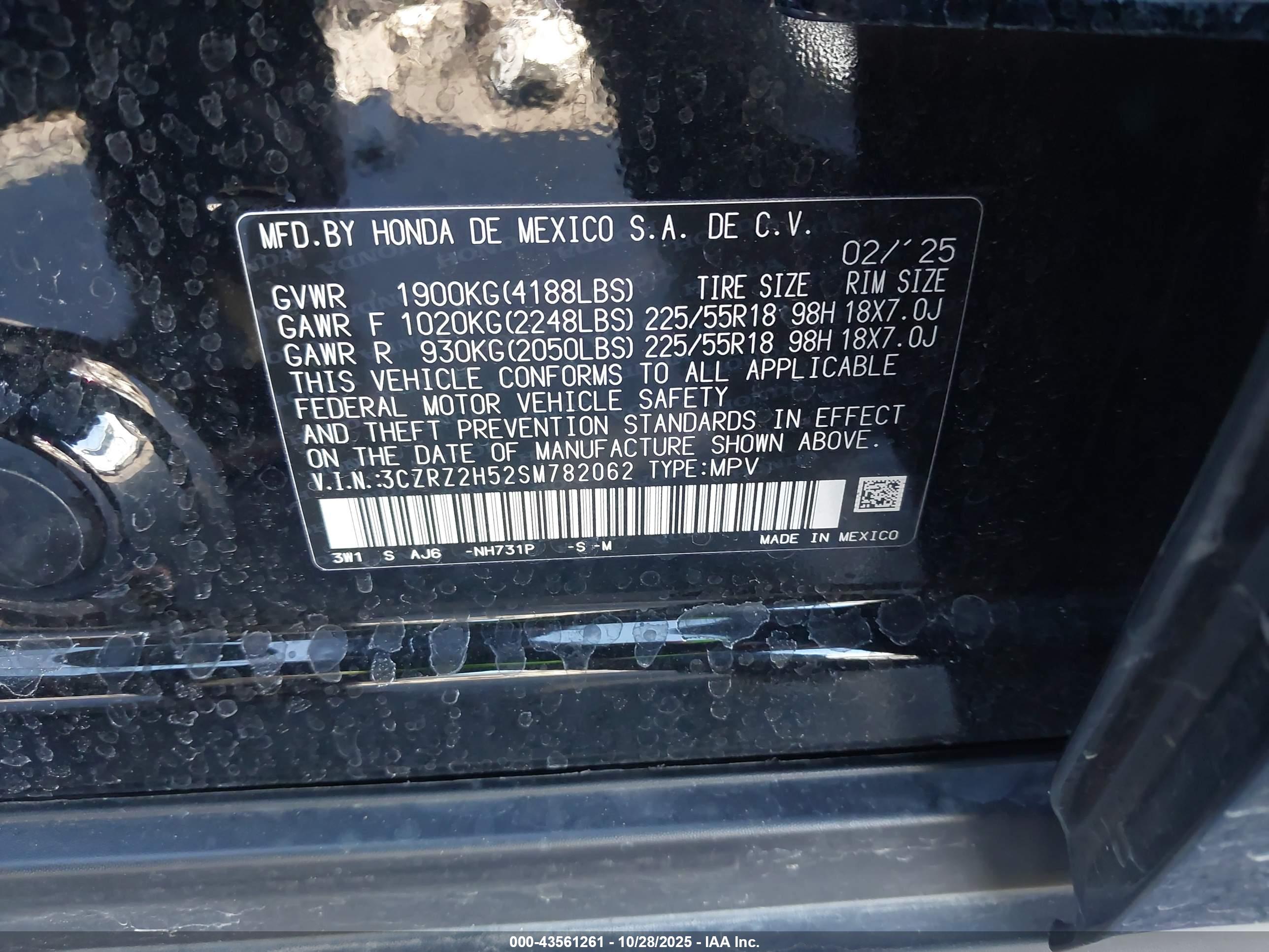 HONDA HR-V image 9