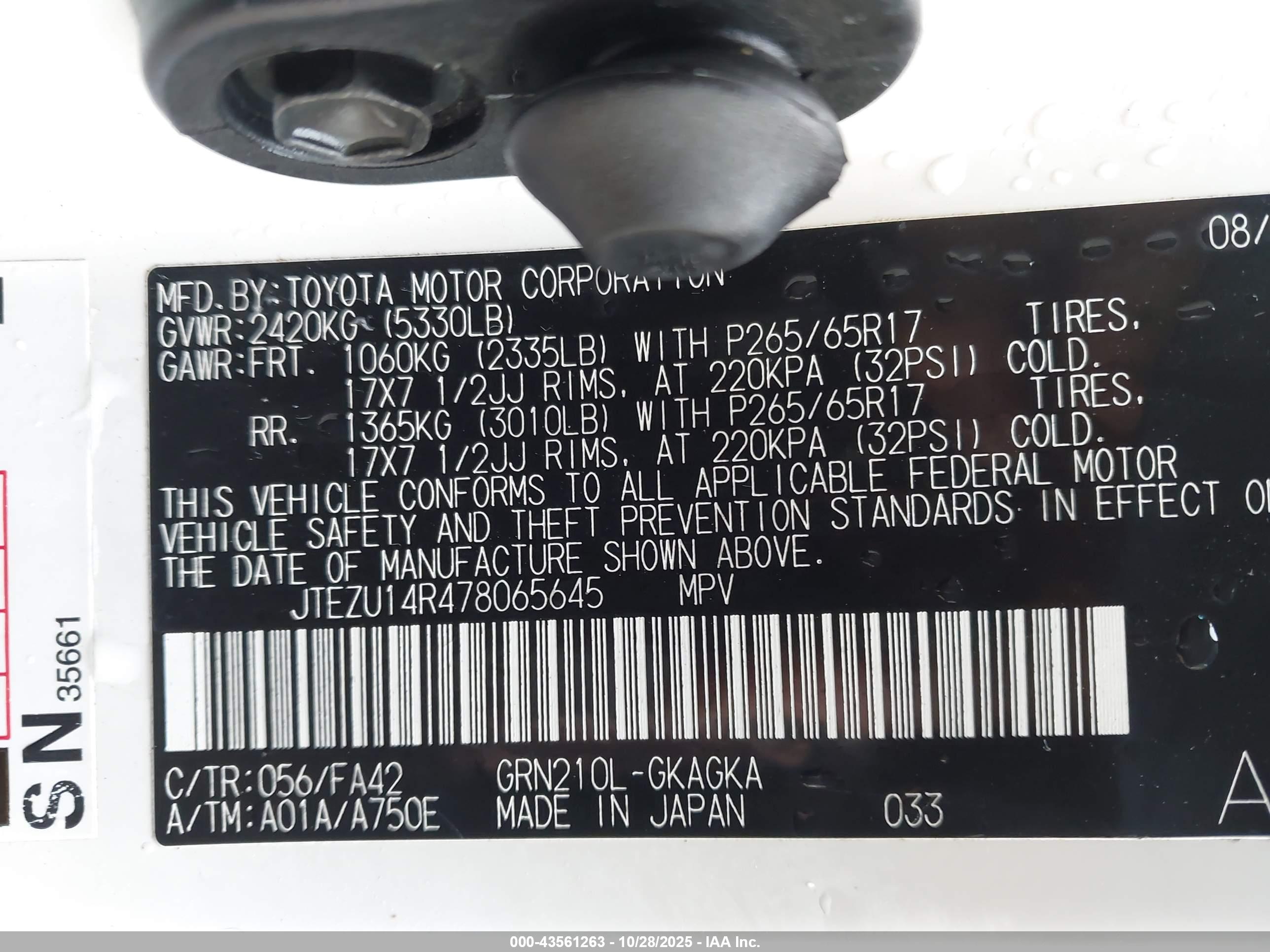 TOYOTA 4RUNNER image 9