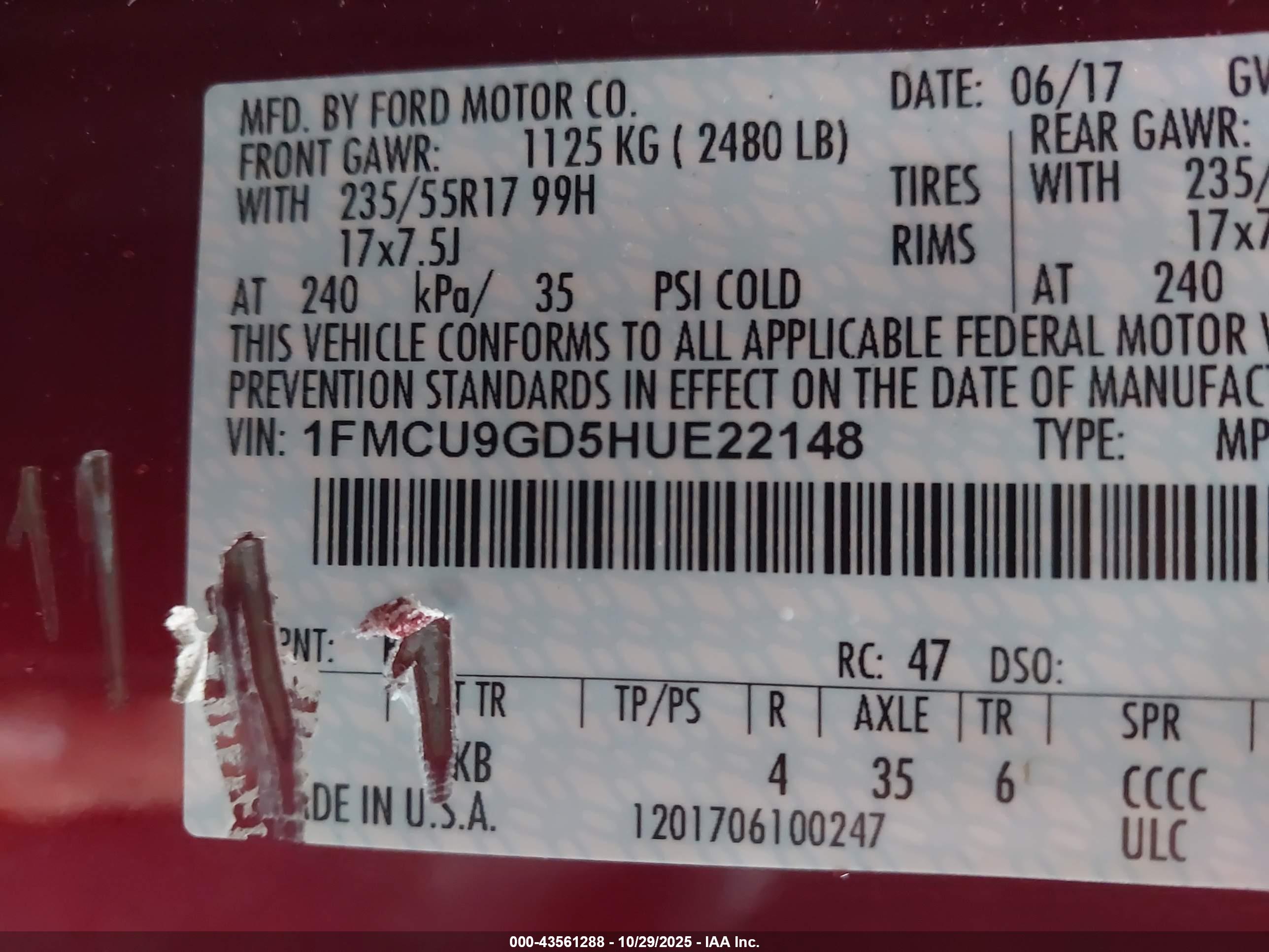 FORD ESCAPE image 9