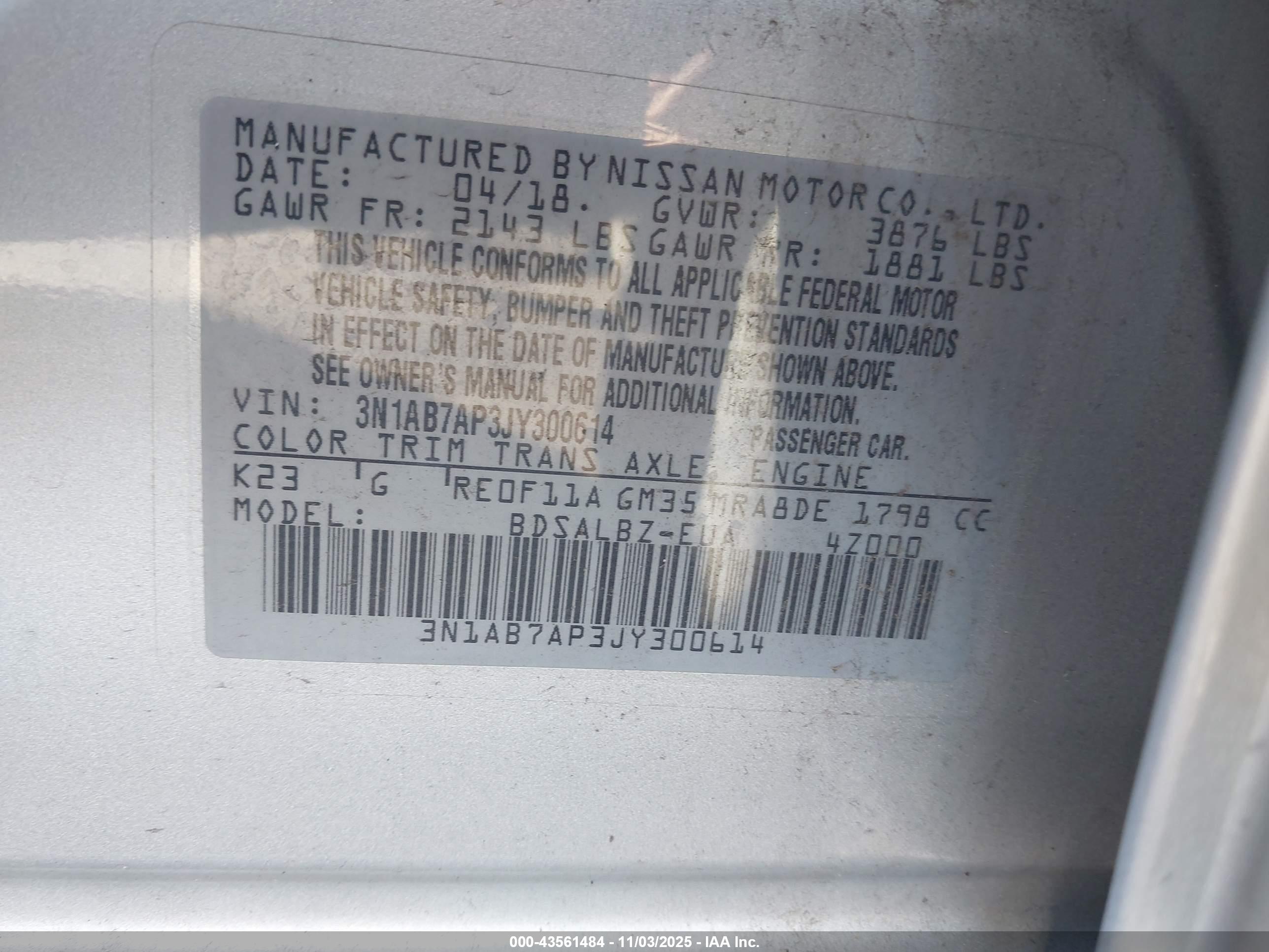 NISSAN SENTRA image 9