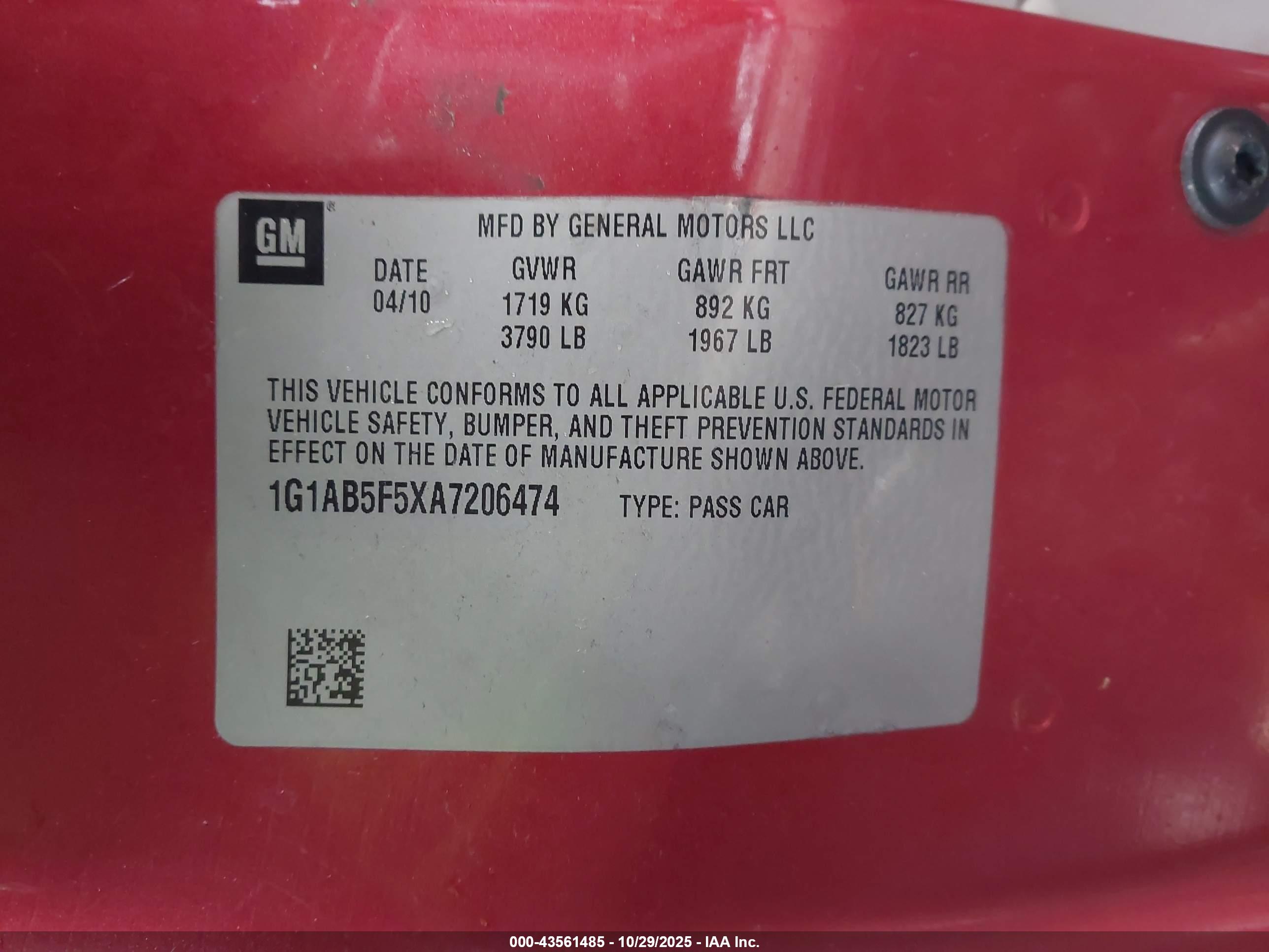 CHEVROLET COBALT image 9