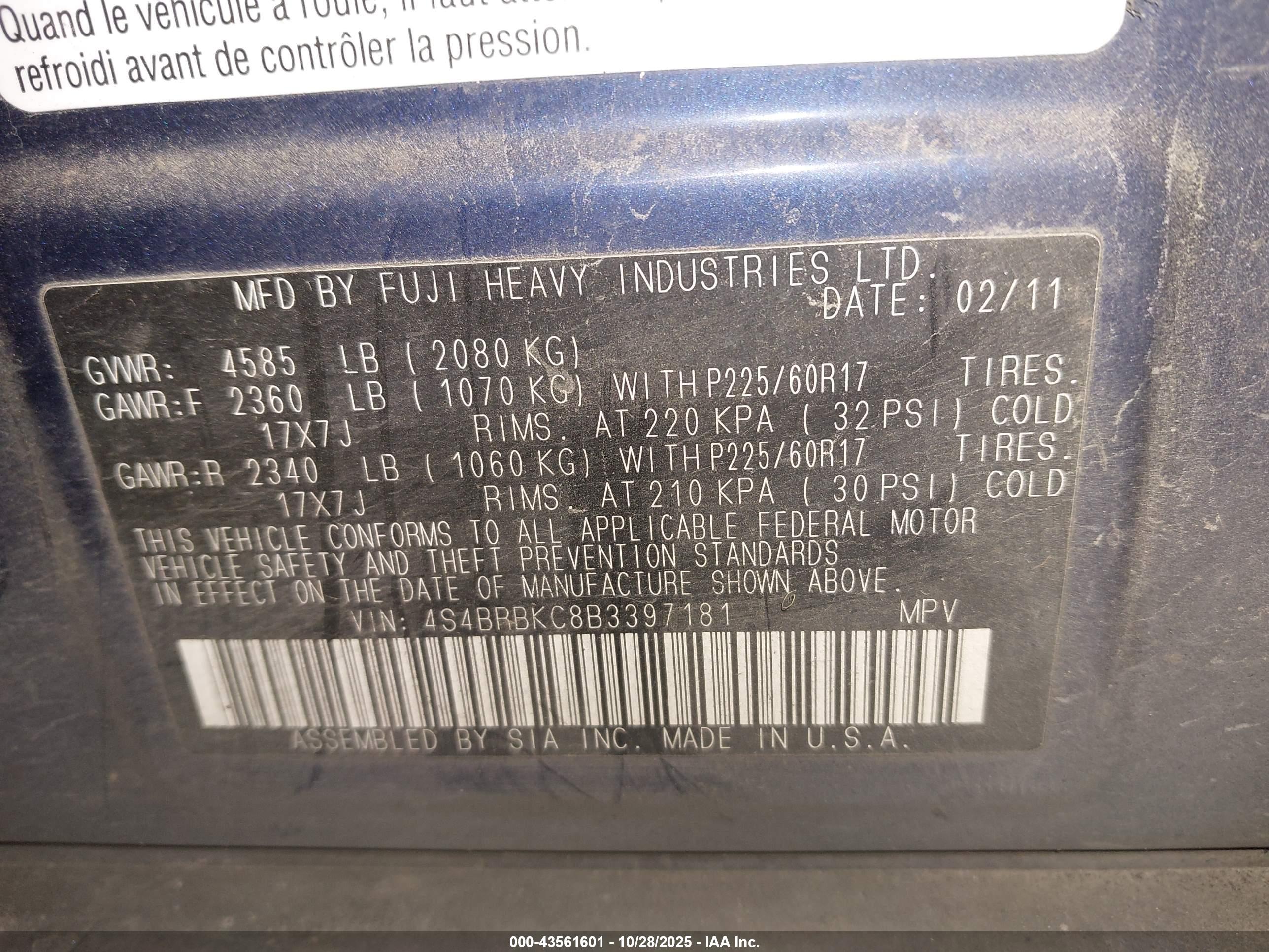 SUBARU OUTBACK image 9