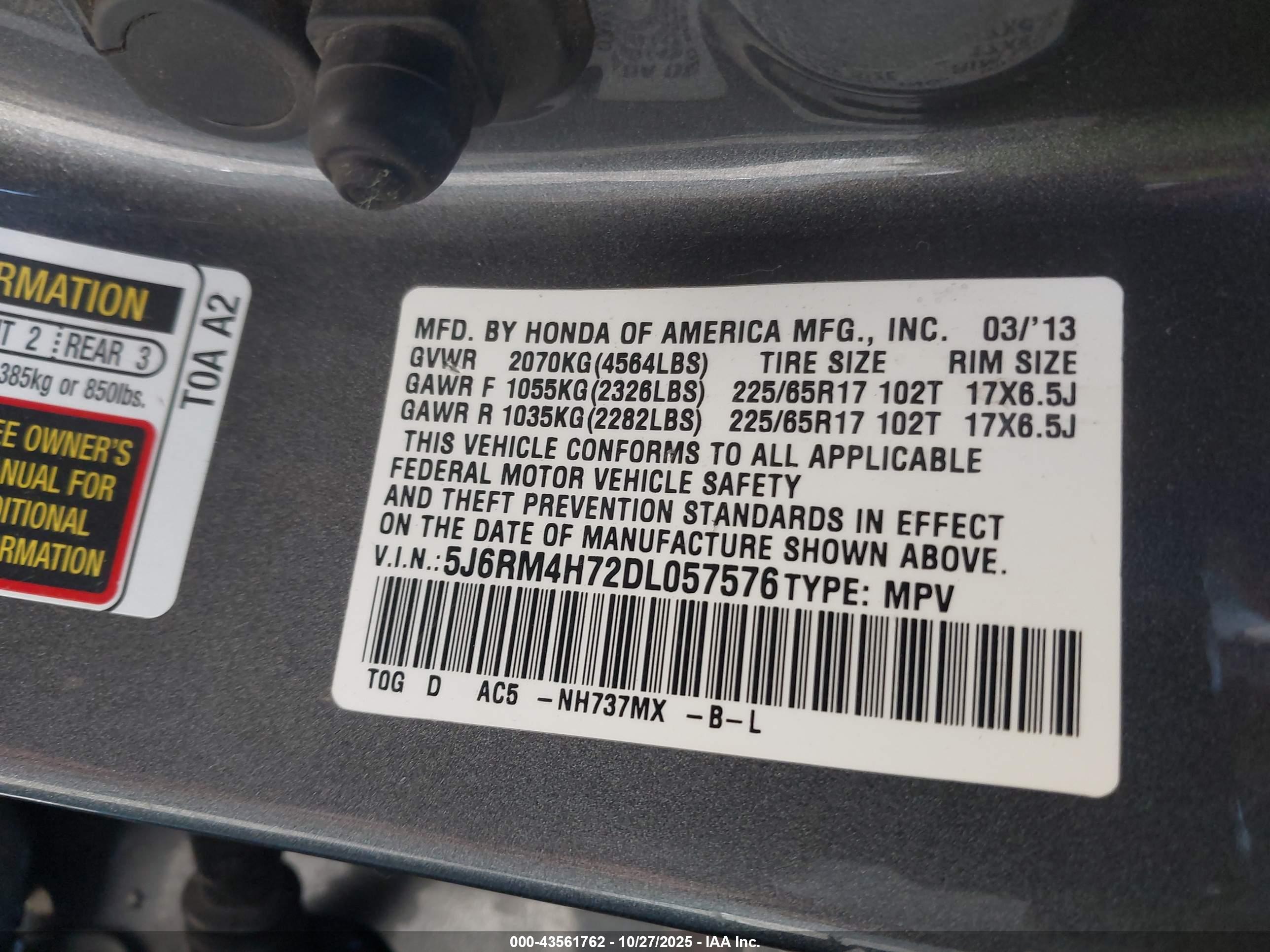 HONDA CR-V image 9