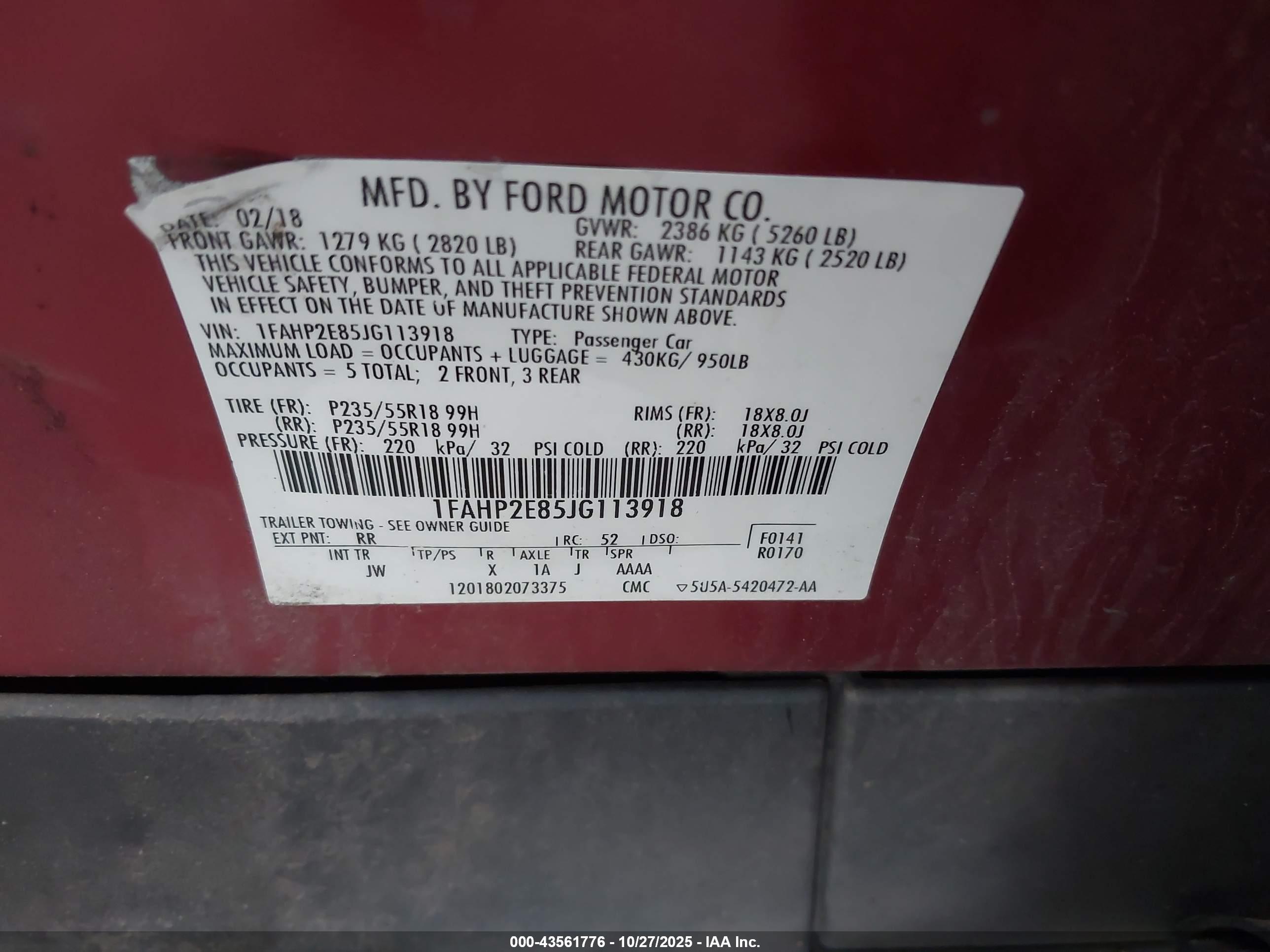 FORD TAURUS image 9