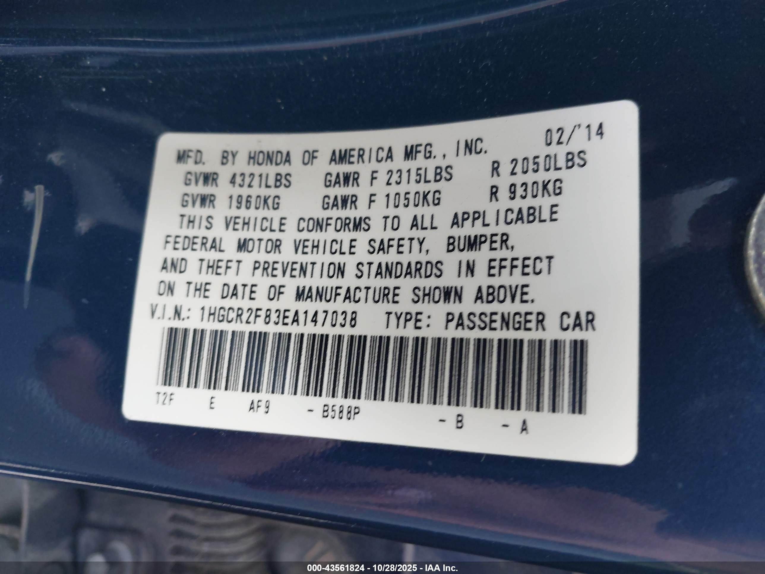 HONDA ACCORD image 9
