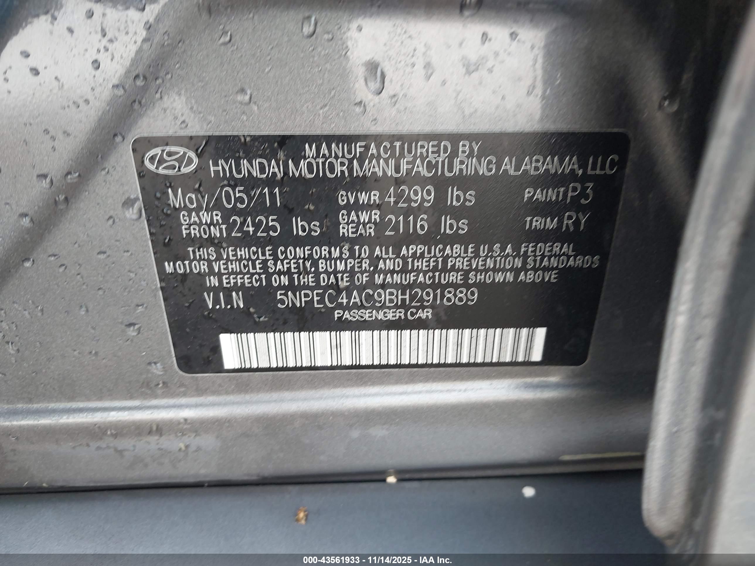 HYUNDAI SONATA image 9