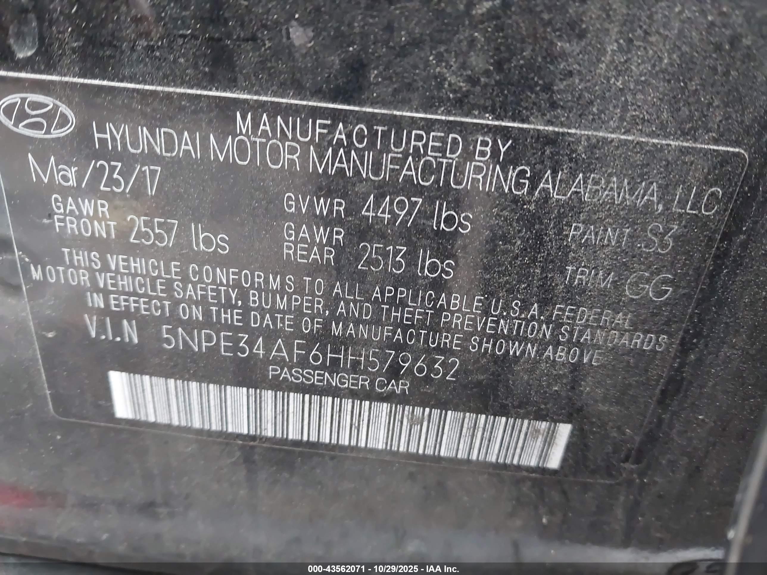 HYUNDAI SONATA image 9