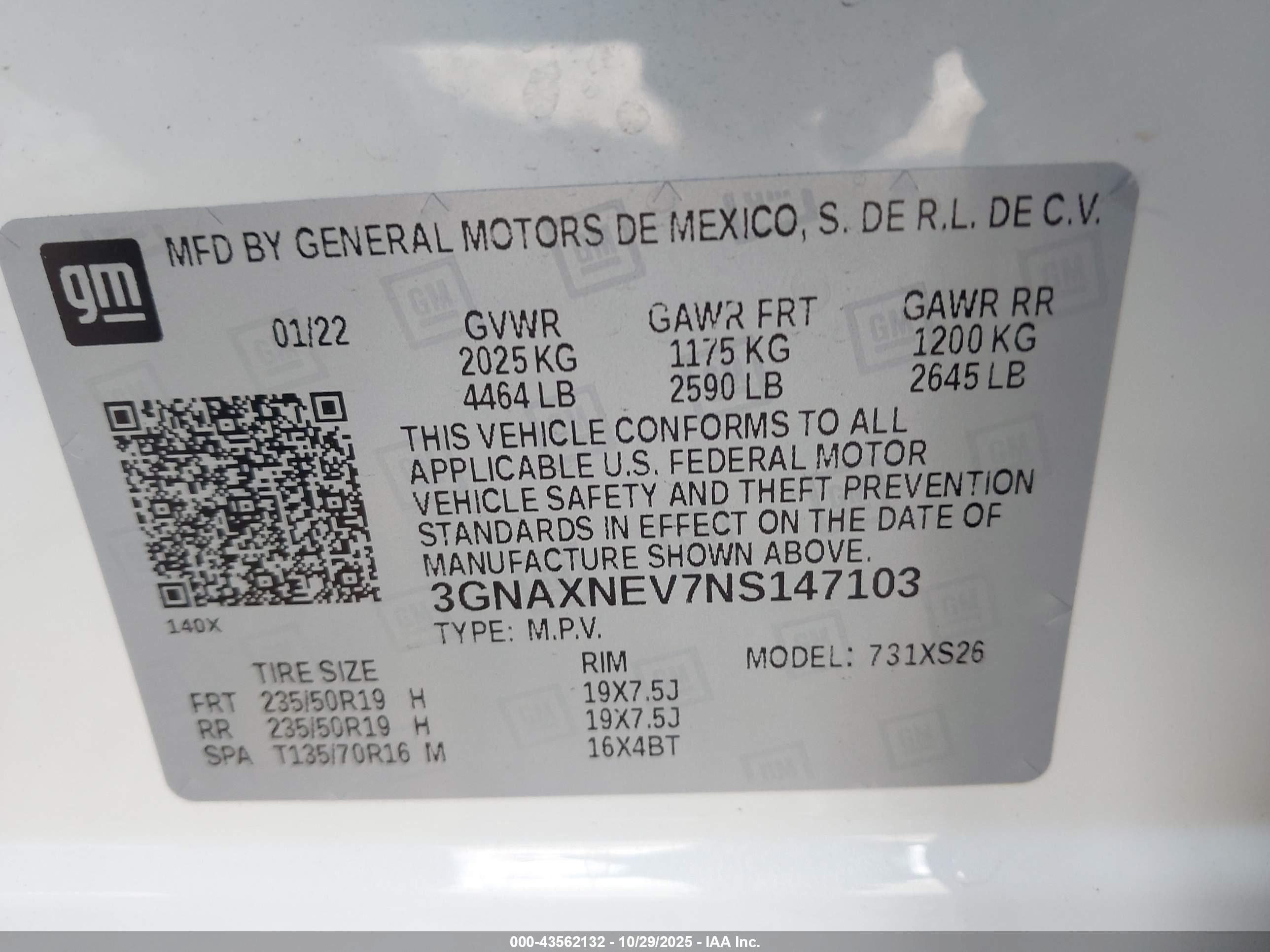 CHEVROLET EQUINOX image 9