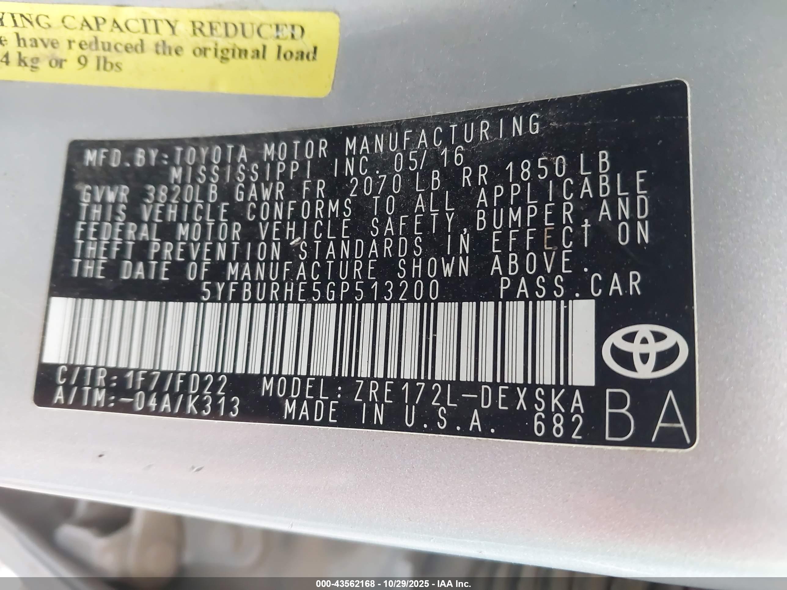 TOYOTA COROLLA image 9