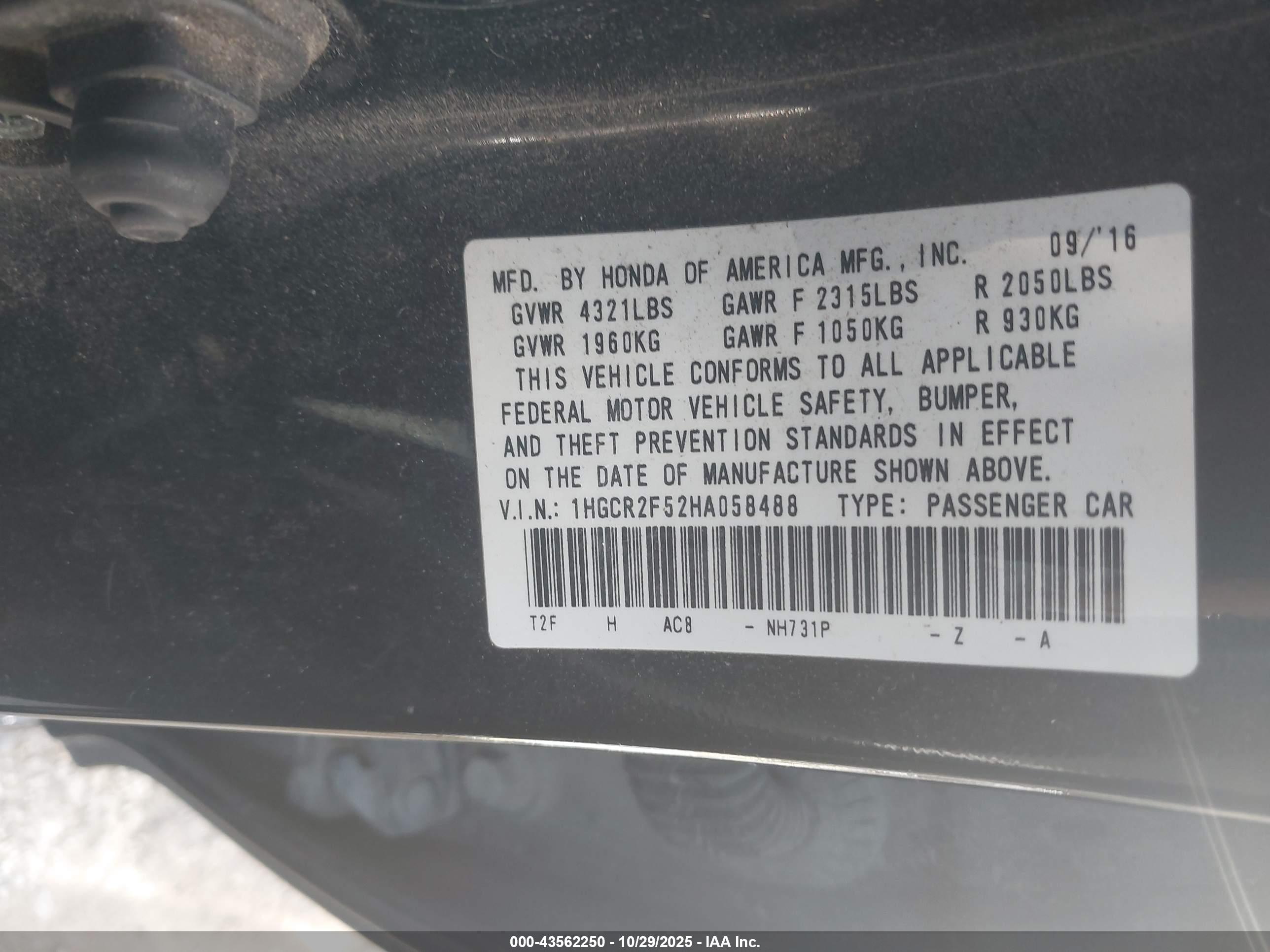 HONDA ACCORD image 9